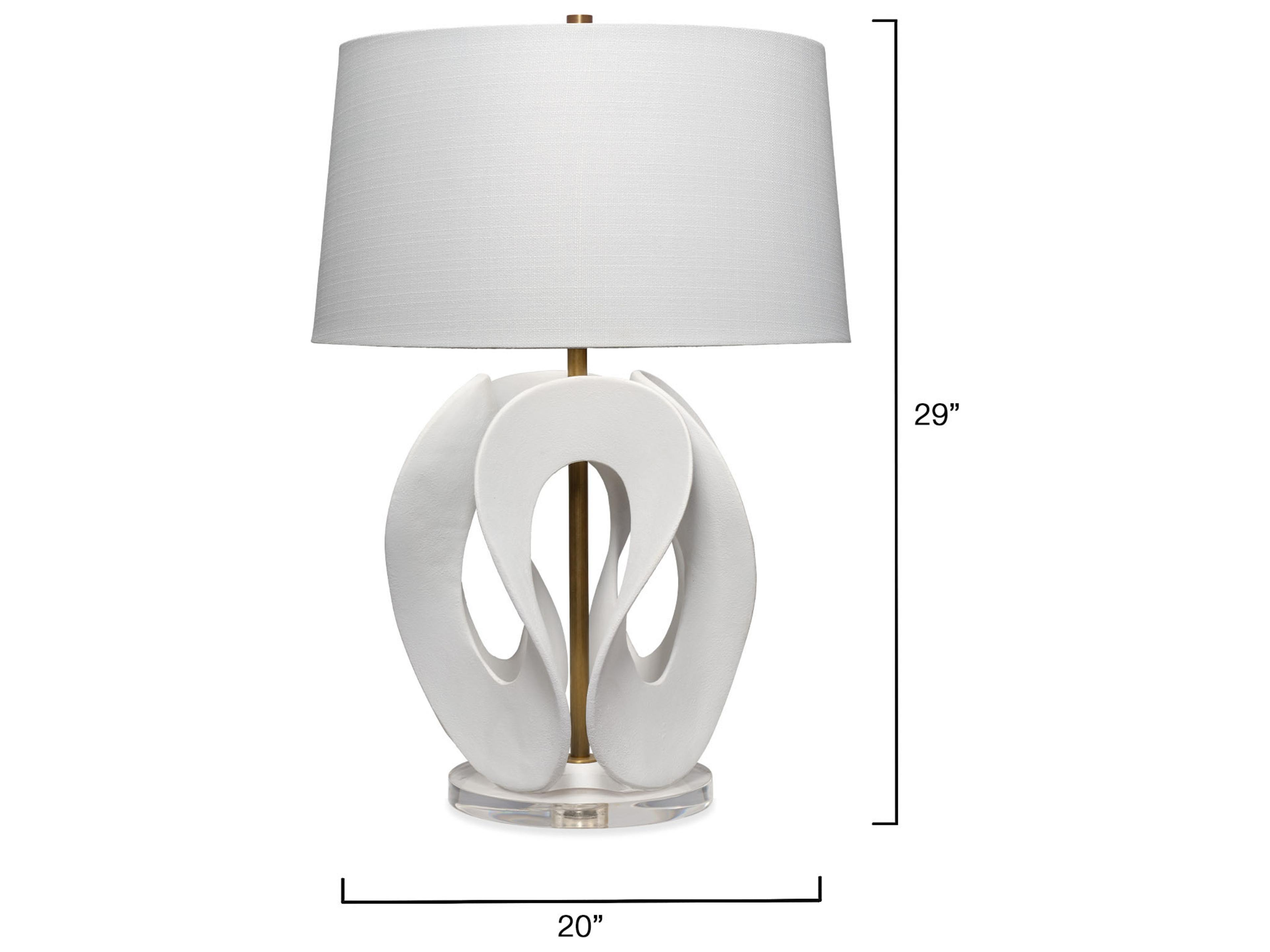 Jamie Young Swan Brass Table Lamp
