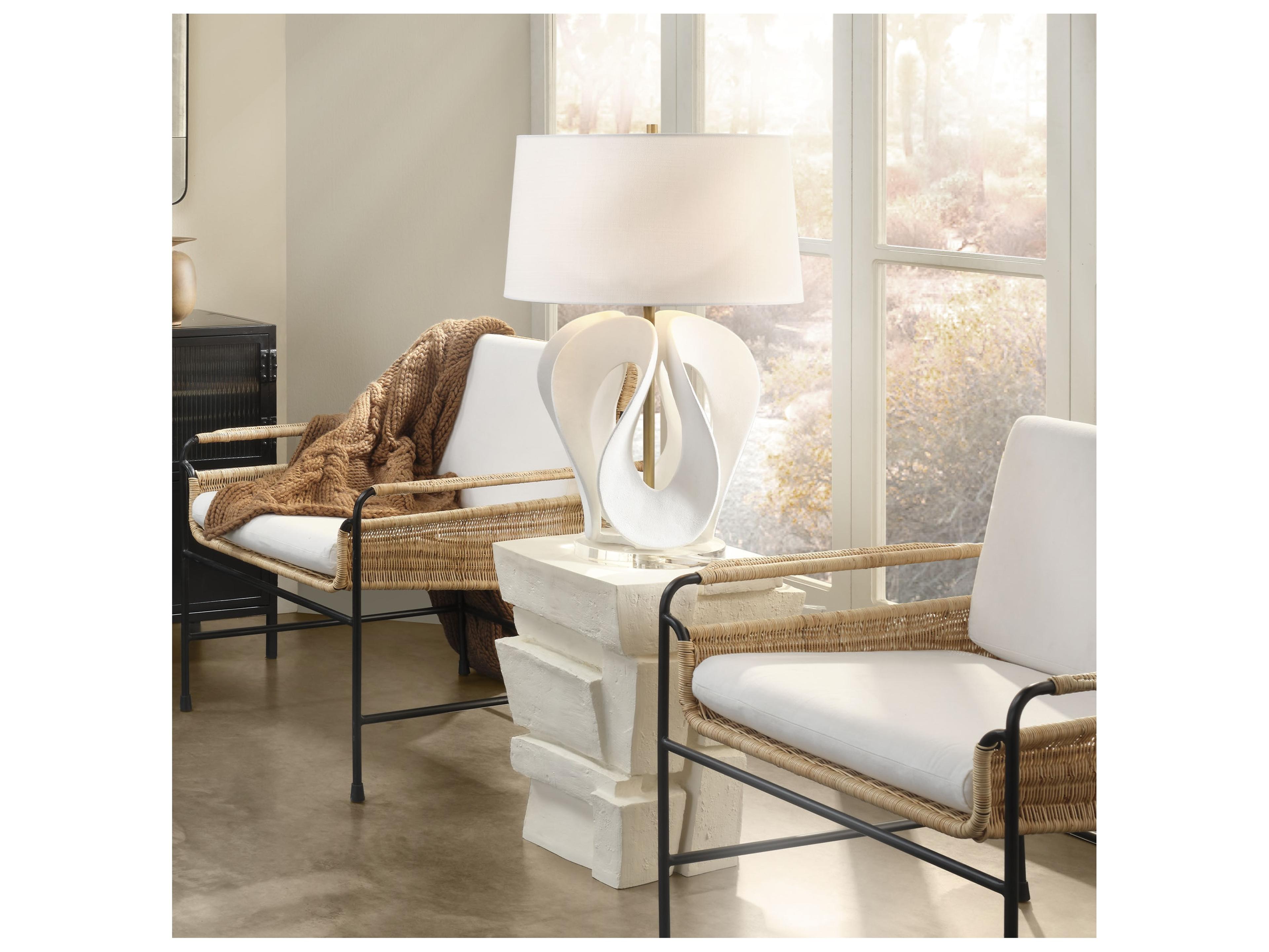 Jamie Young Swan Brass Table Lamp