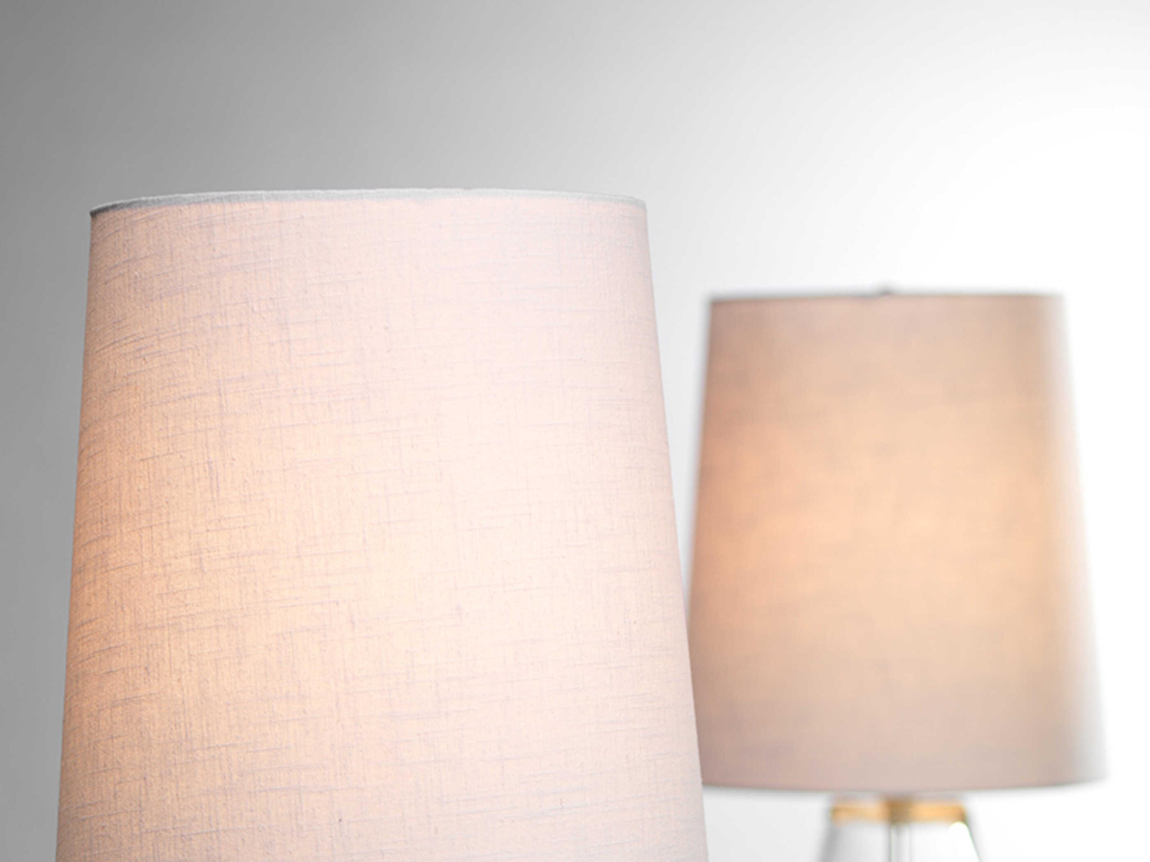 Jamie Young Talon Glass Cornflower Blue Buffet Lamp