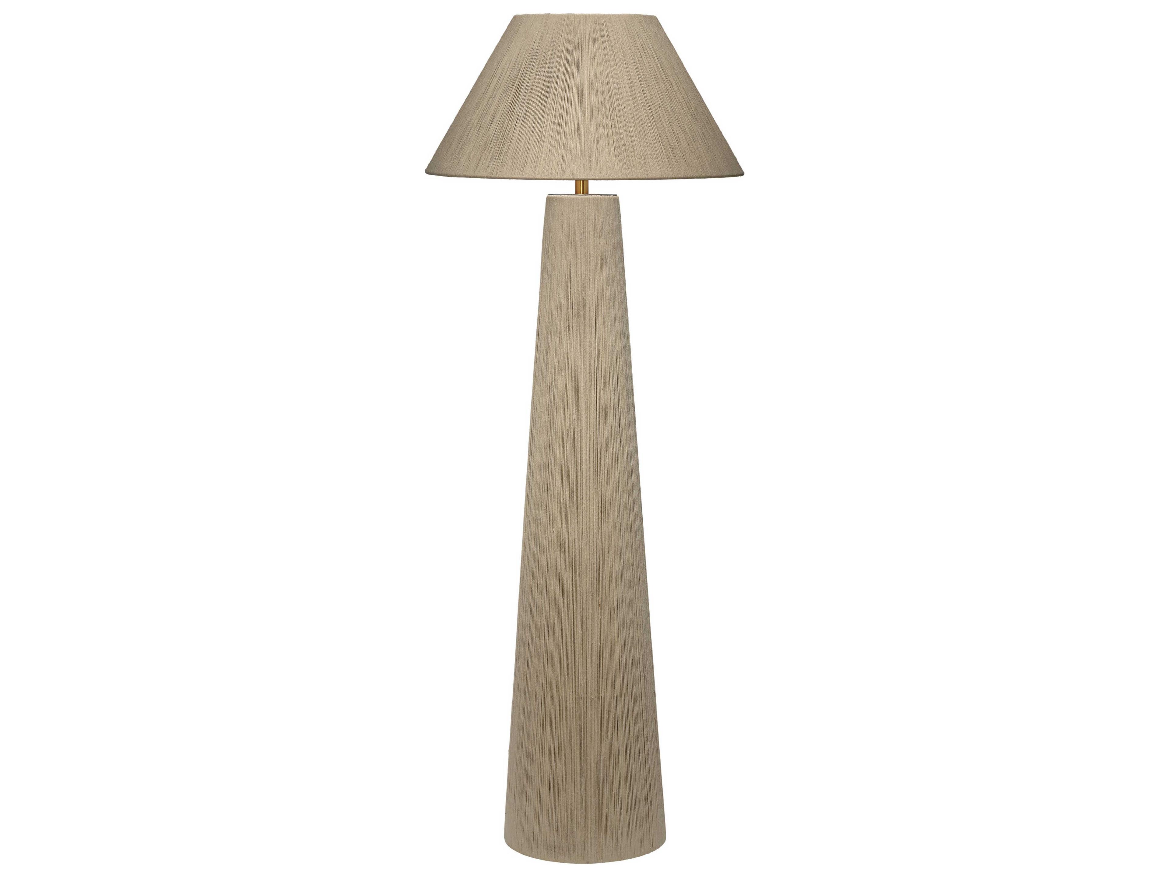 Tension Cream Off White Floor Lamp