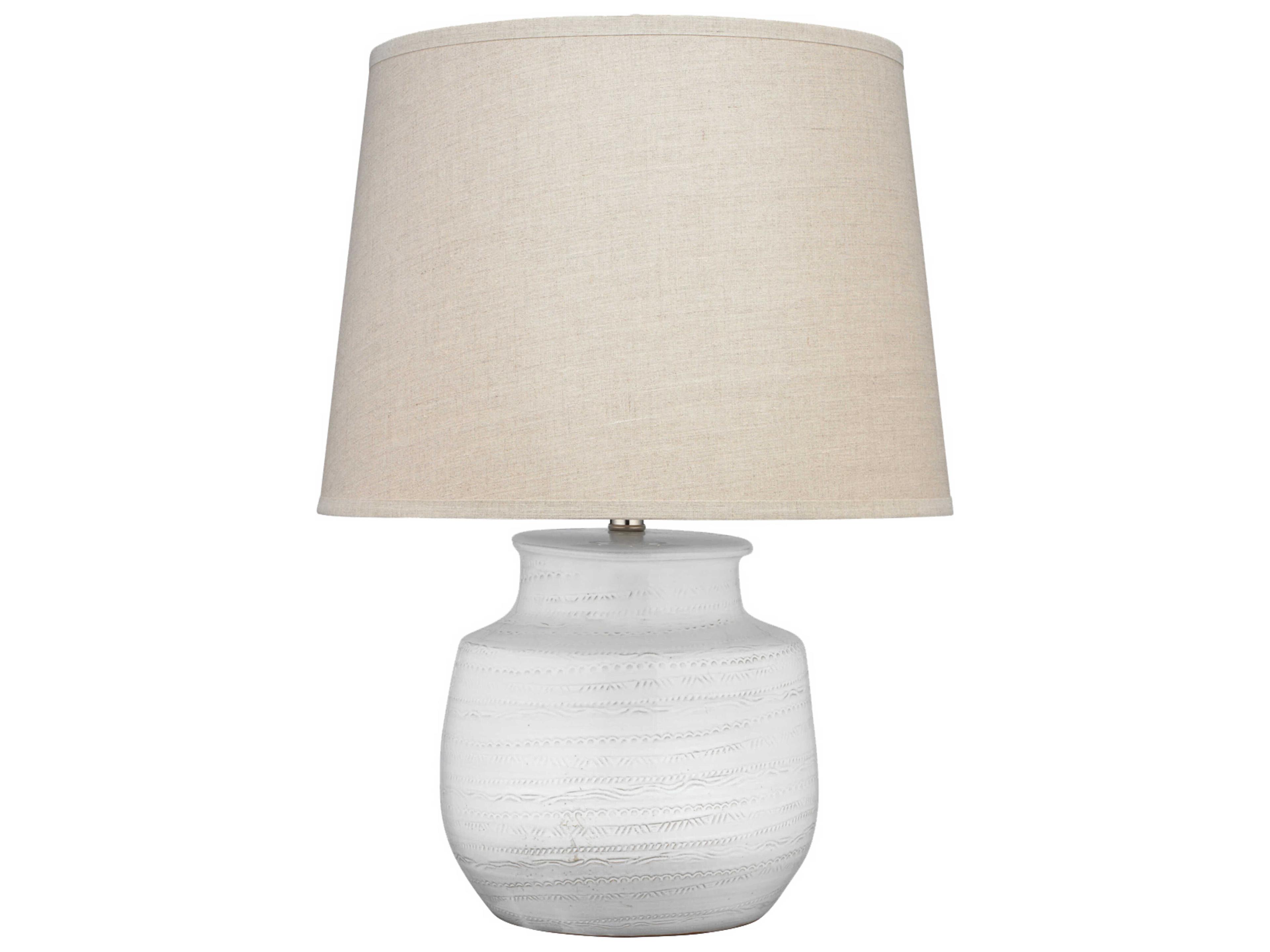 Trace White Buffet Lamp
