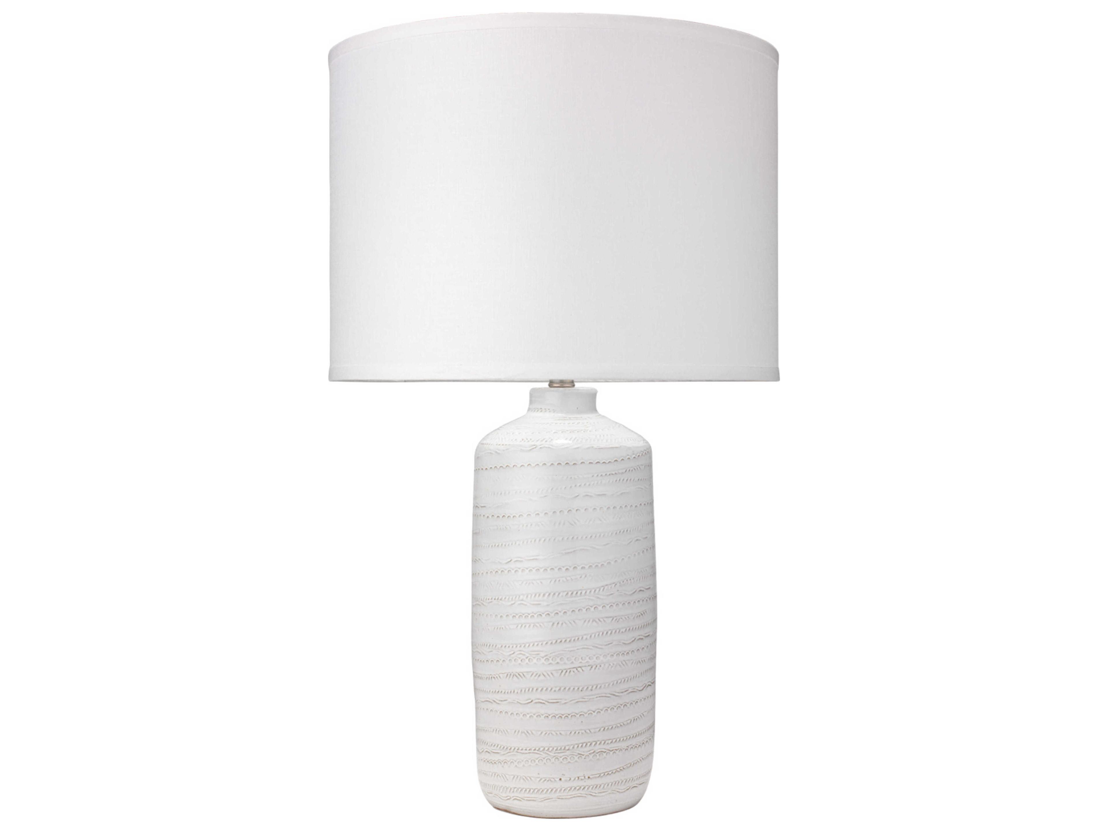 Jamie Young Trace White Buffet Lamp