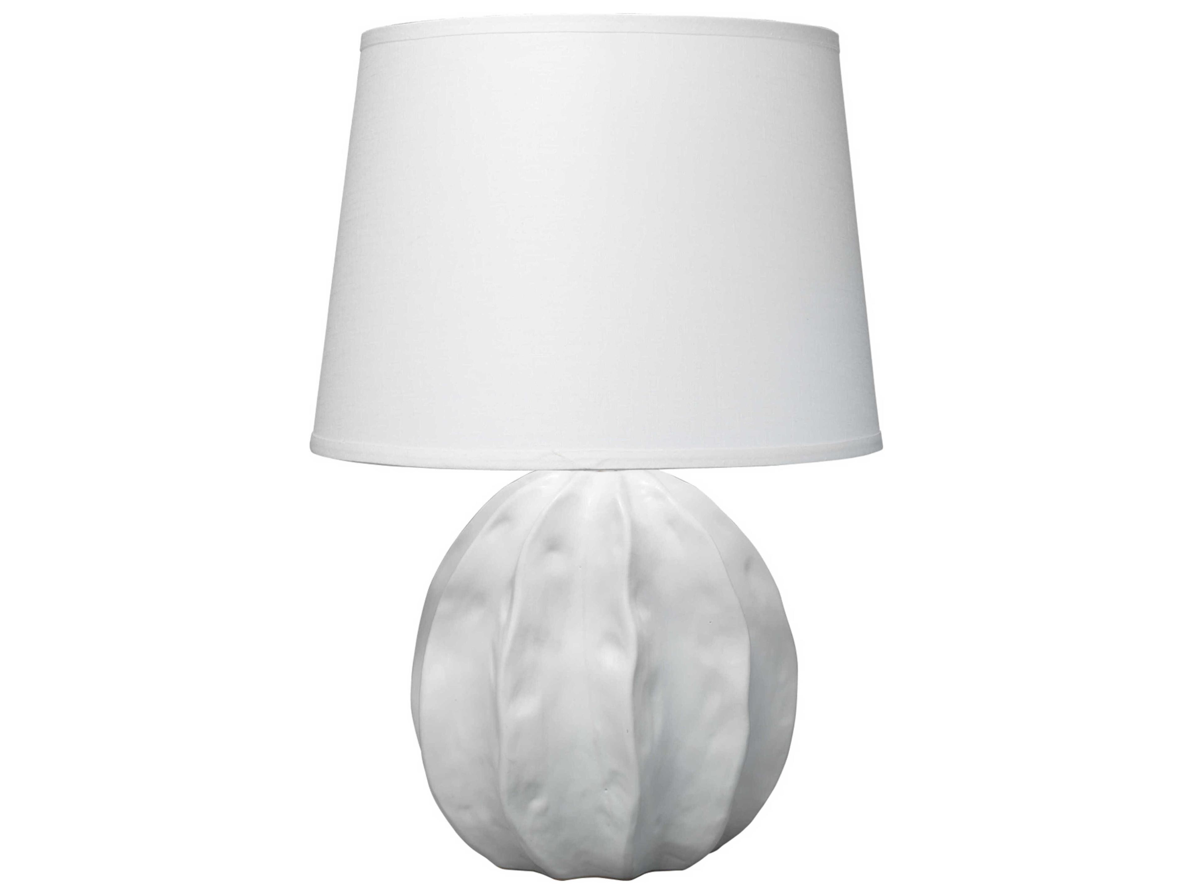 Urchin Matte White Buffet Lamp