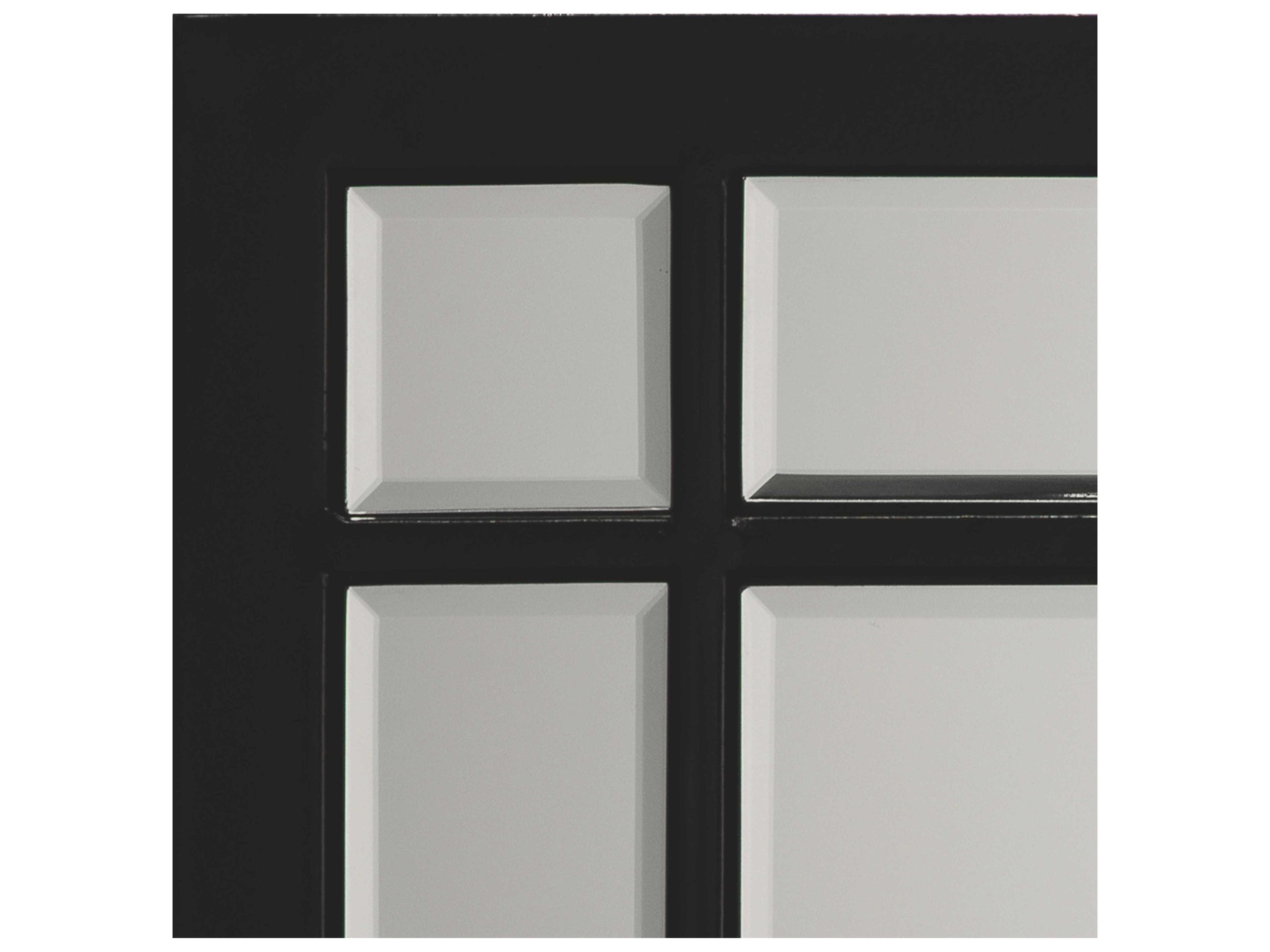 Jamie Young Chelsea Black Rectangular Wall Mirror