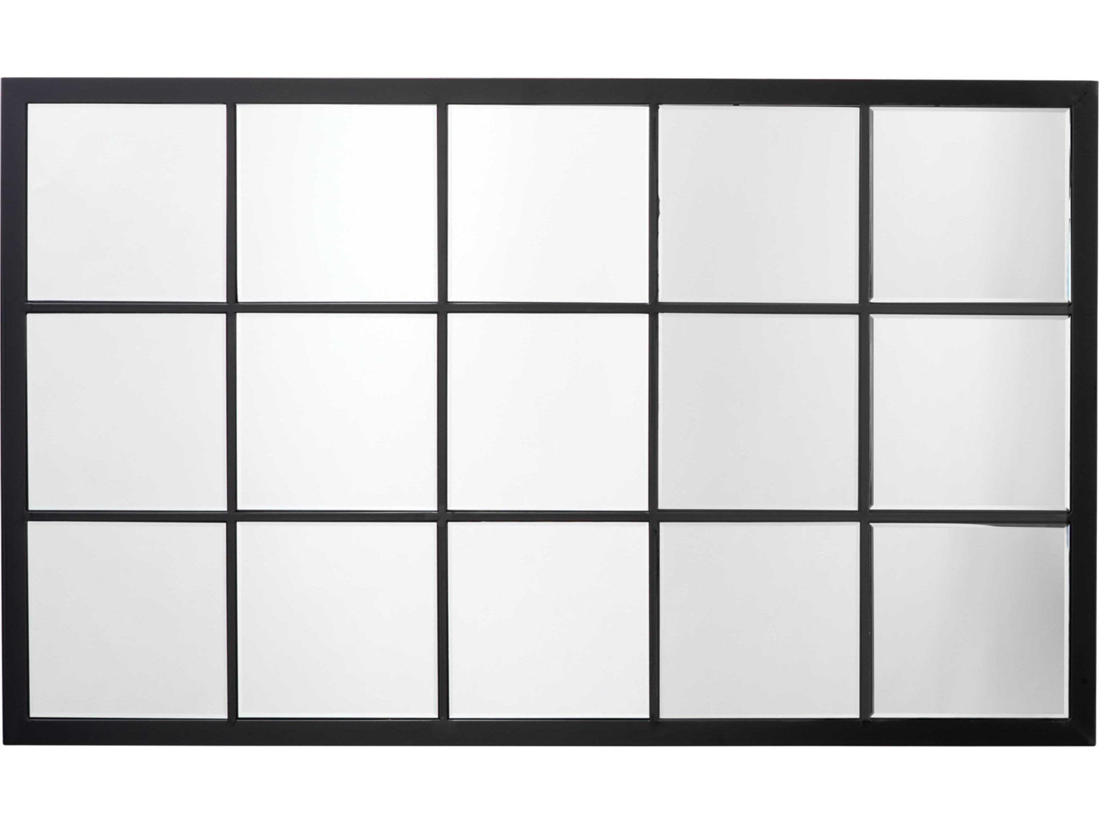Tribecca Black Rectangular Wall Mirror