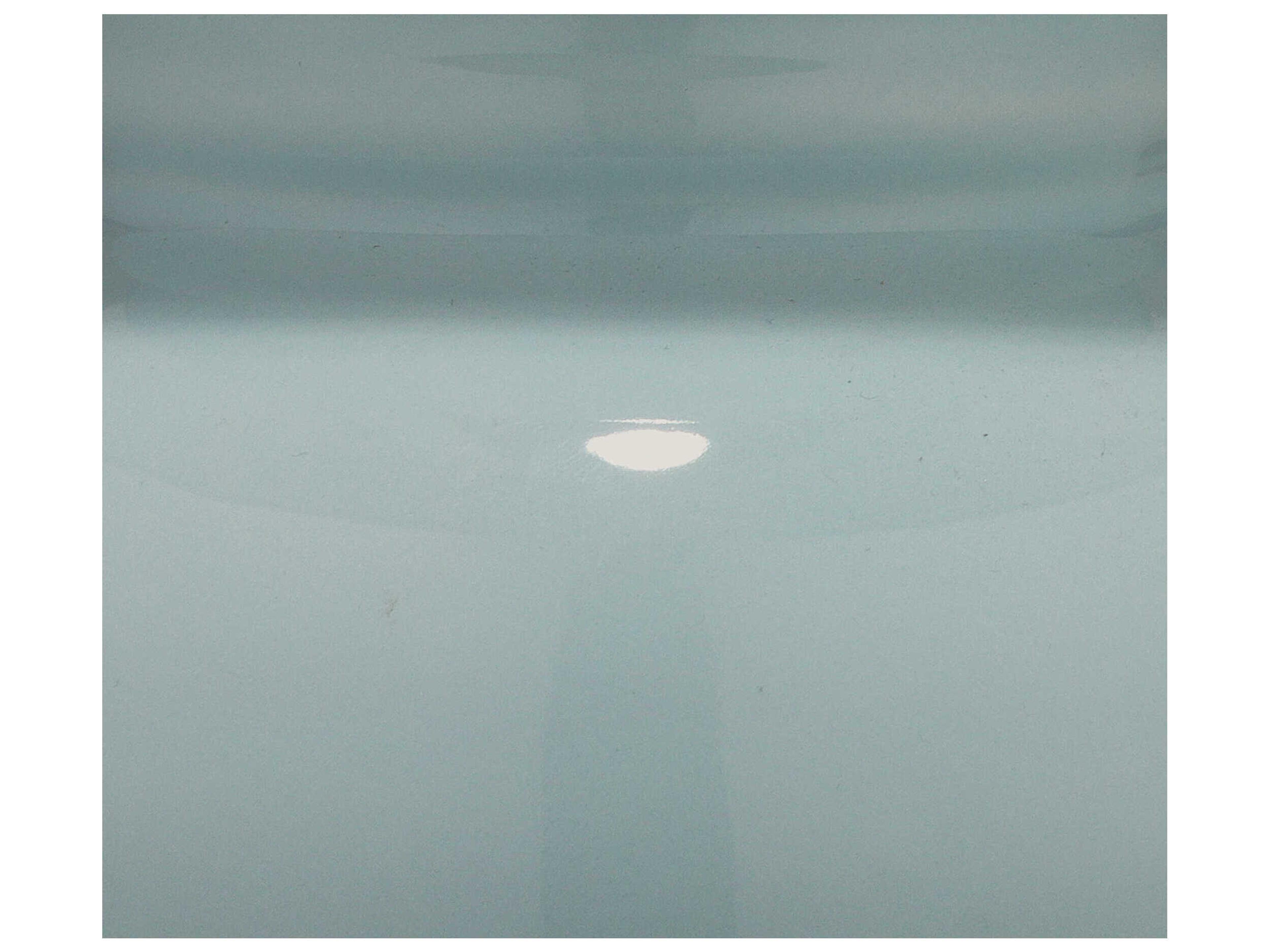 Jamie Young Bubble Light Blue Pebble Linen Drum Table Lamp