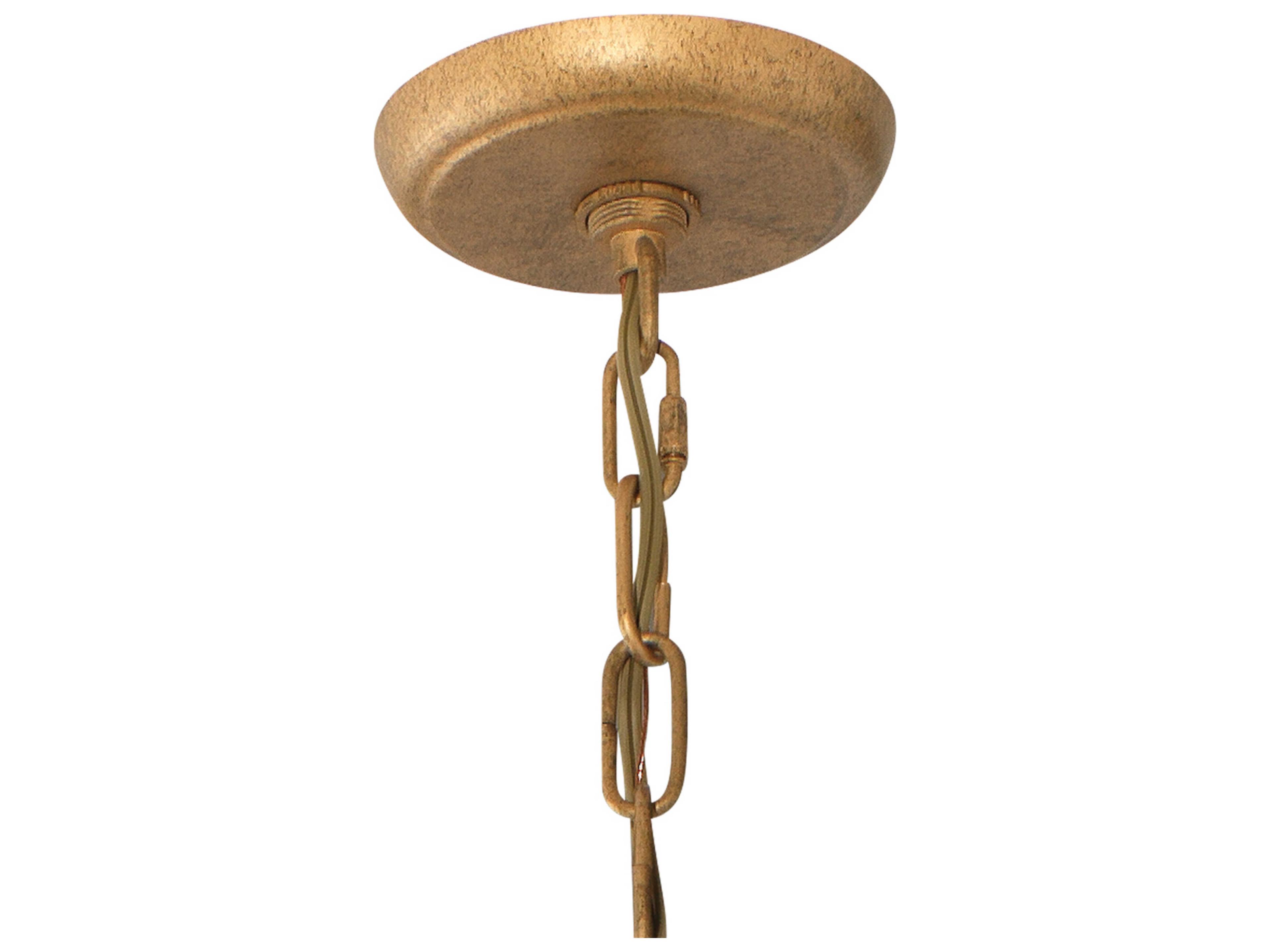 Jamie Young Crystal 1-Light Gold Mini Pendant