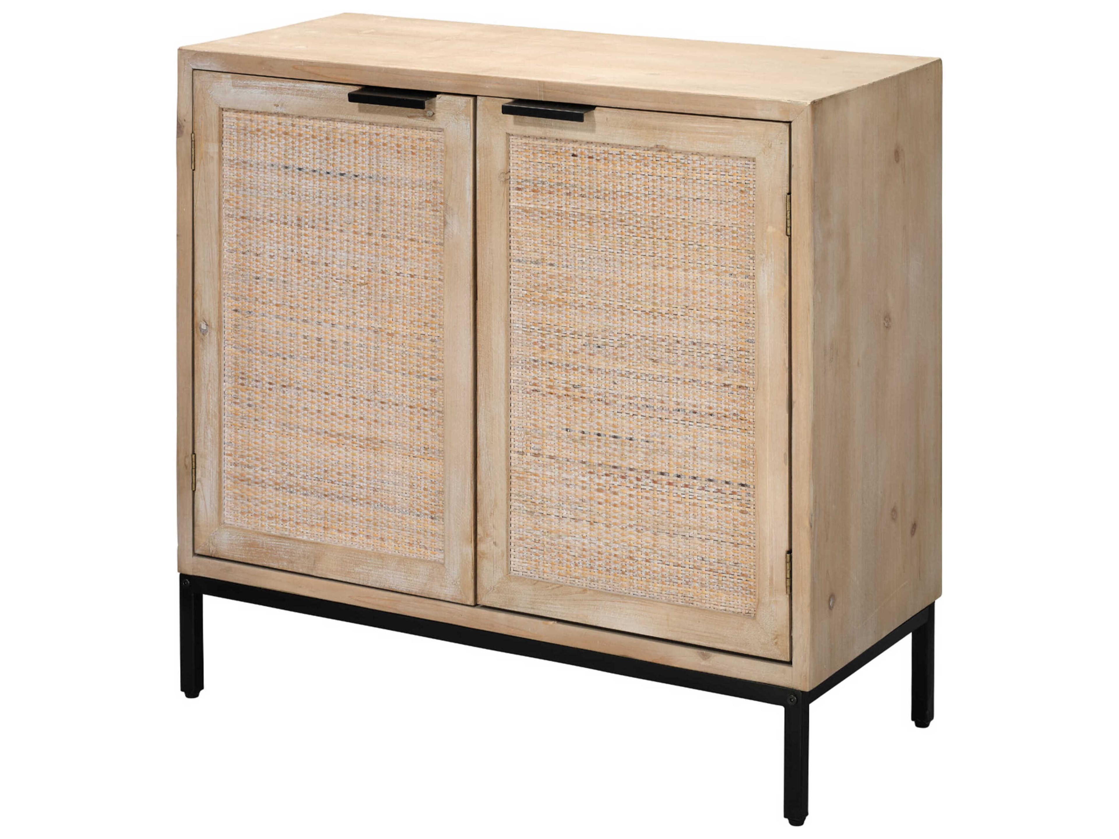 Reed Brown Rattan Accent Chest