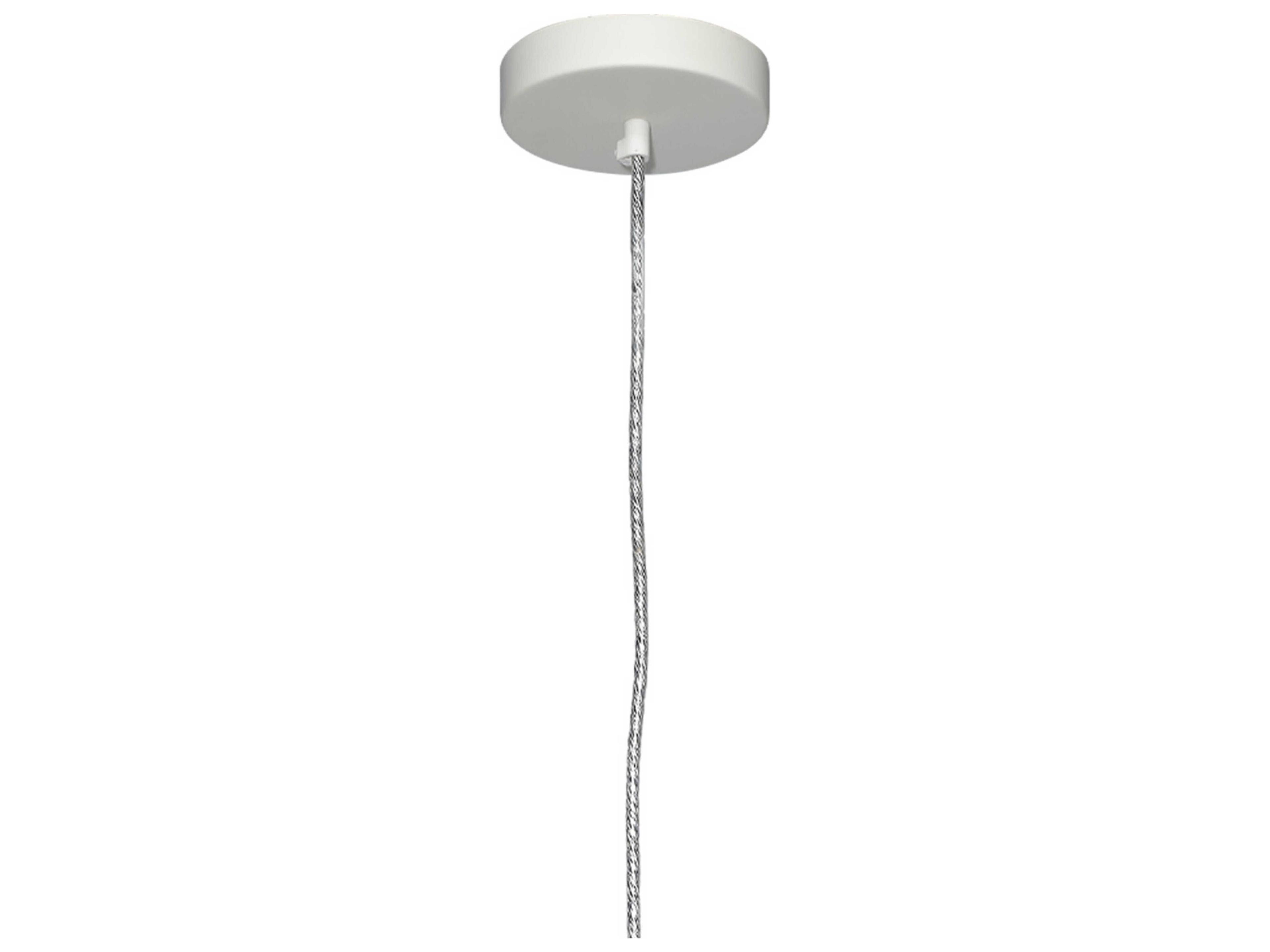 Jamie Young Folio 1-Light Off White Mini Pendant