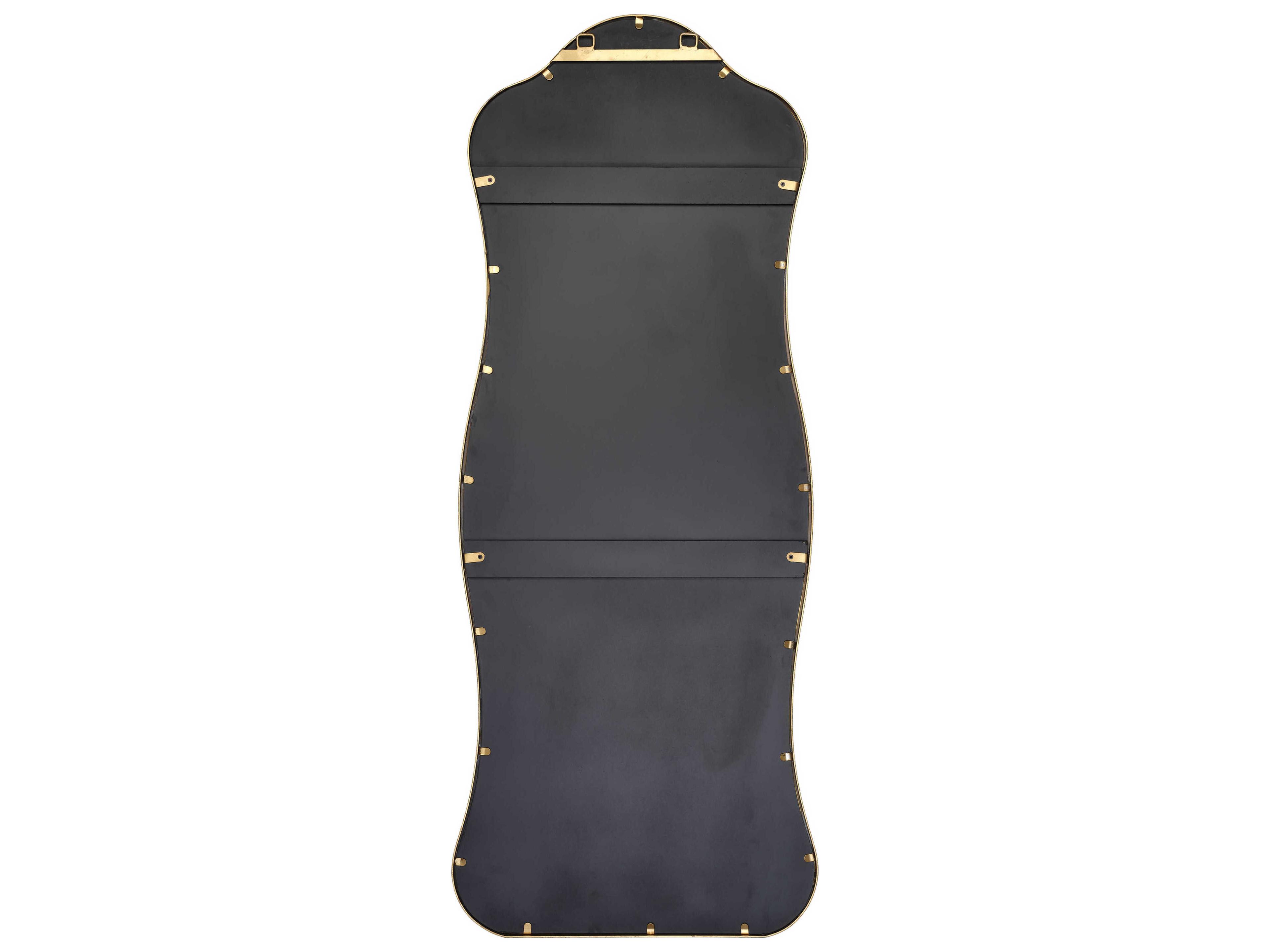 Jamie Young Aurora Antique Brass Wall Mirror