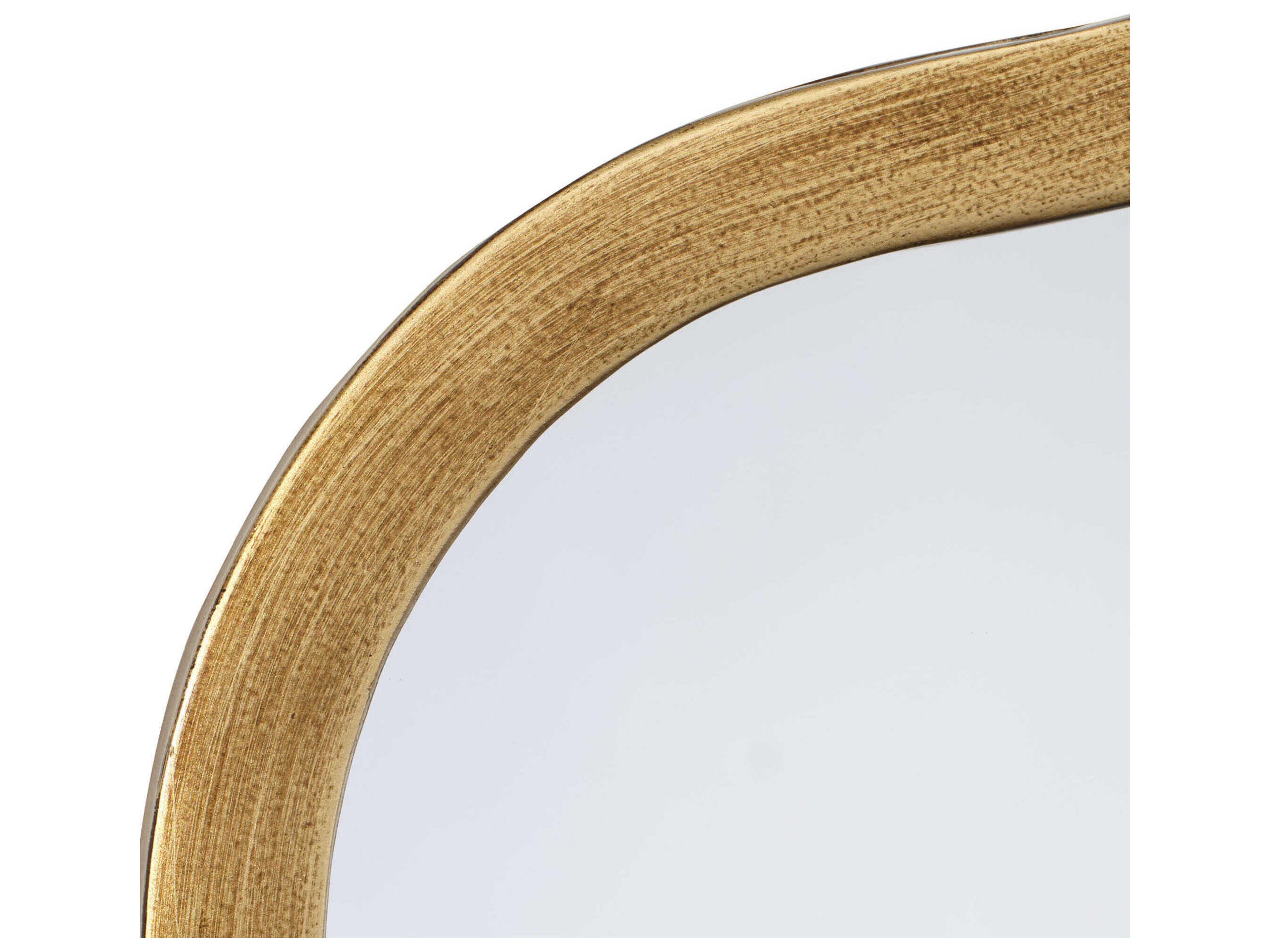 Jamie Young Aurora Antique Brass Wall Mirror