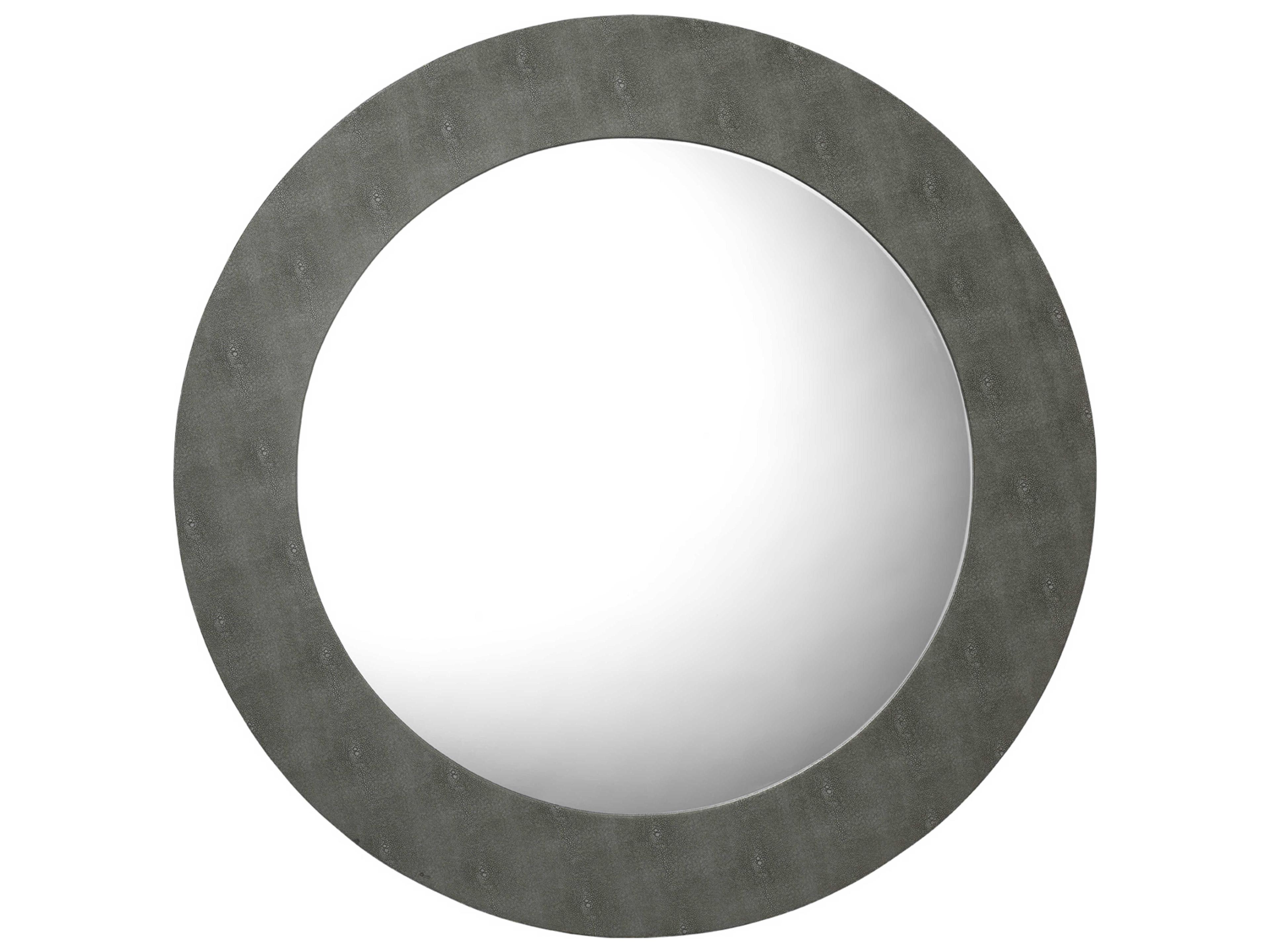 Chester Grey Round Wall Mirror