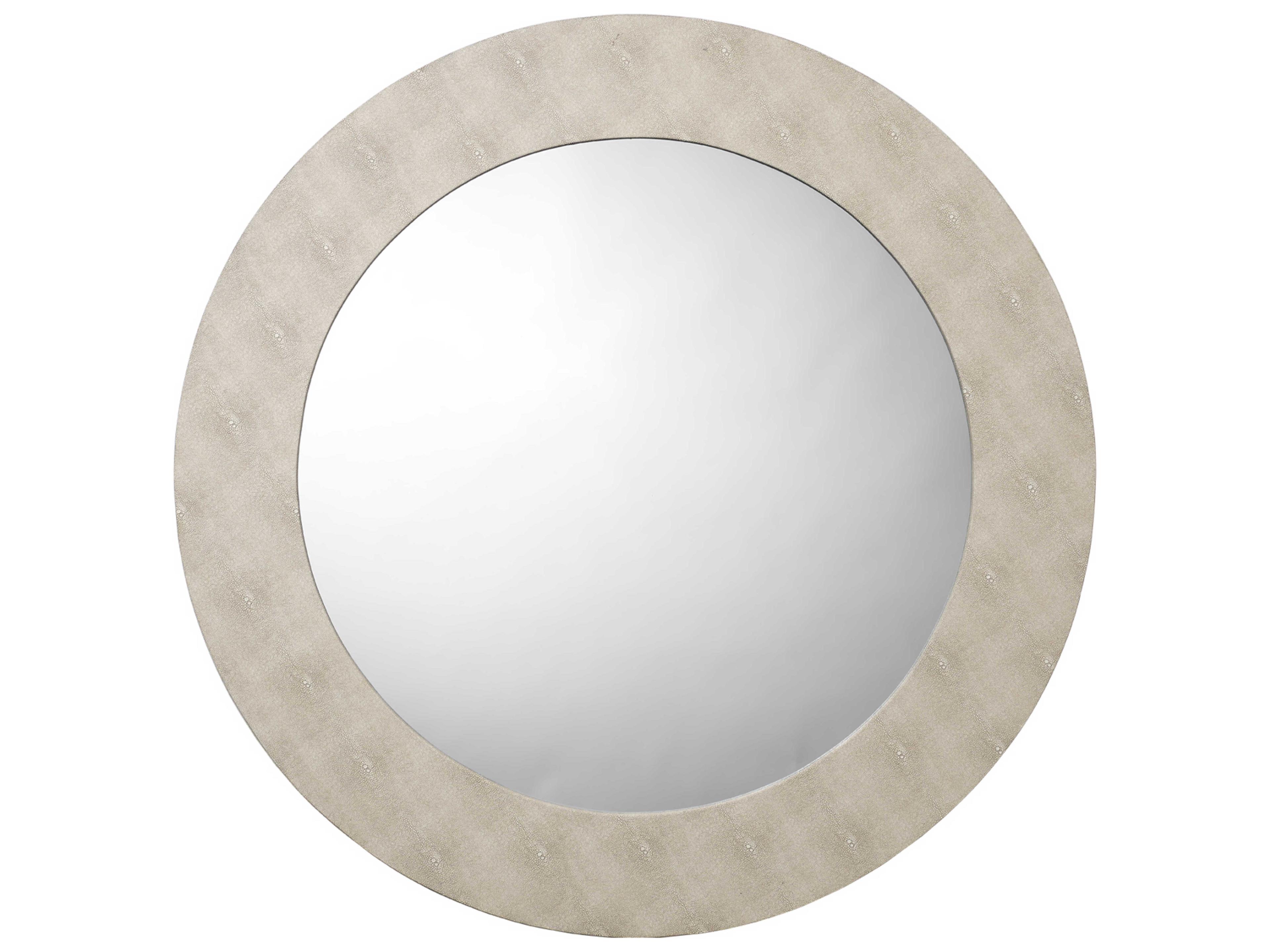 Chester Ivory Round Wall Mirror