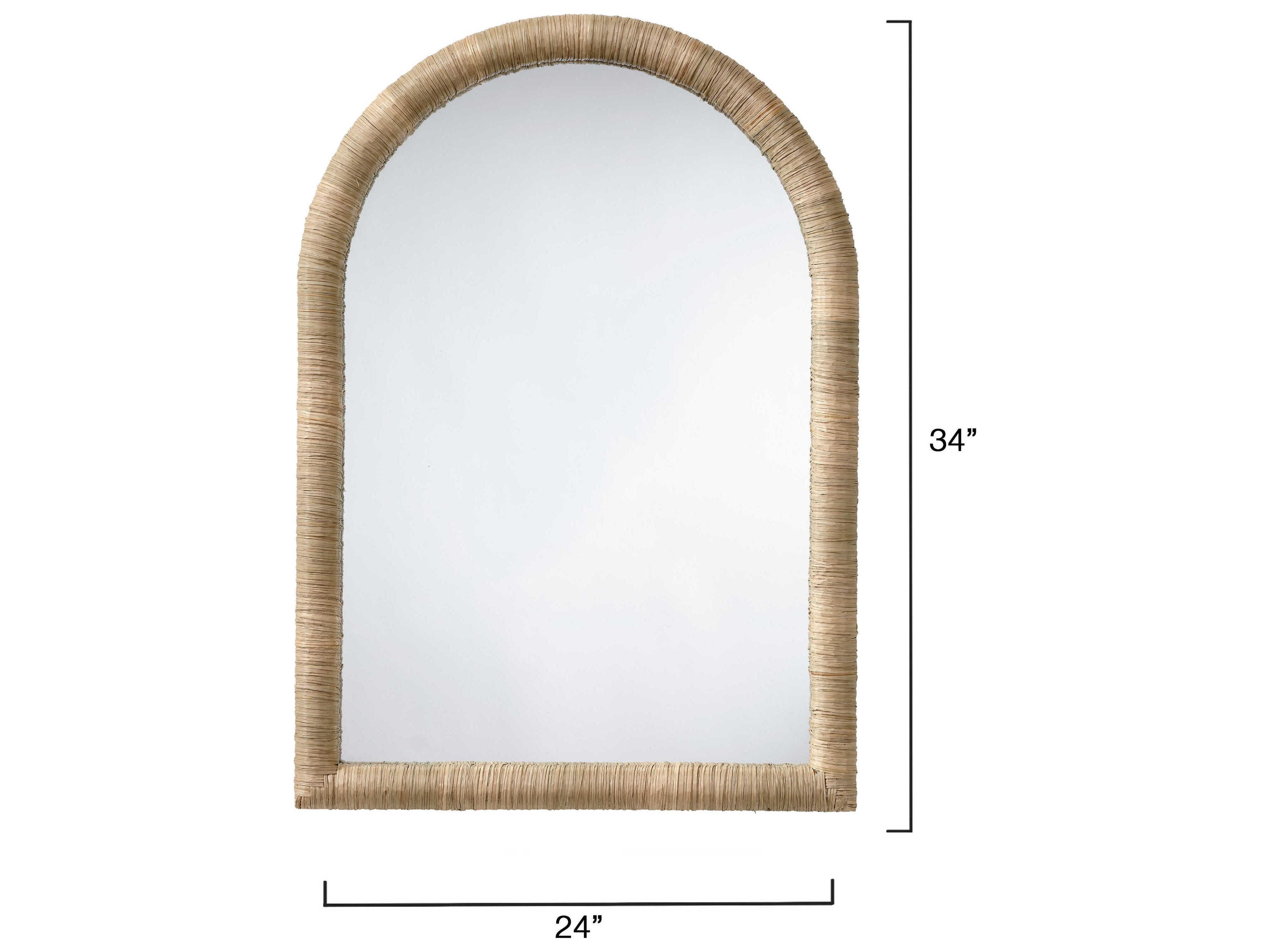 Jamie Young Hilltop Natural Wall Mirror