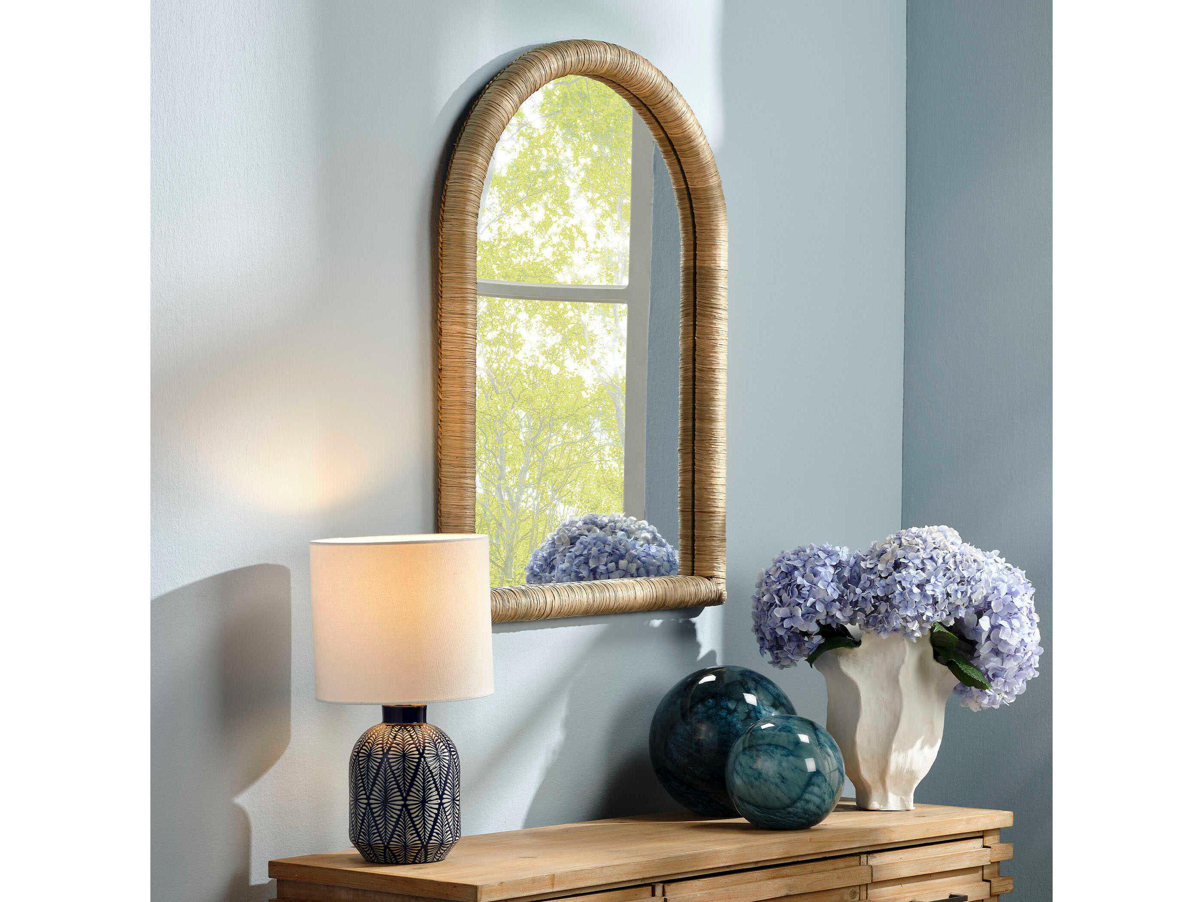 Jamie Young Hilltop Natural Wall Mirror
