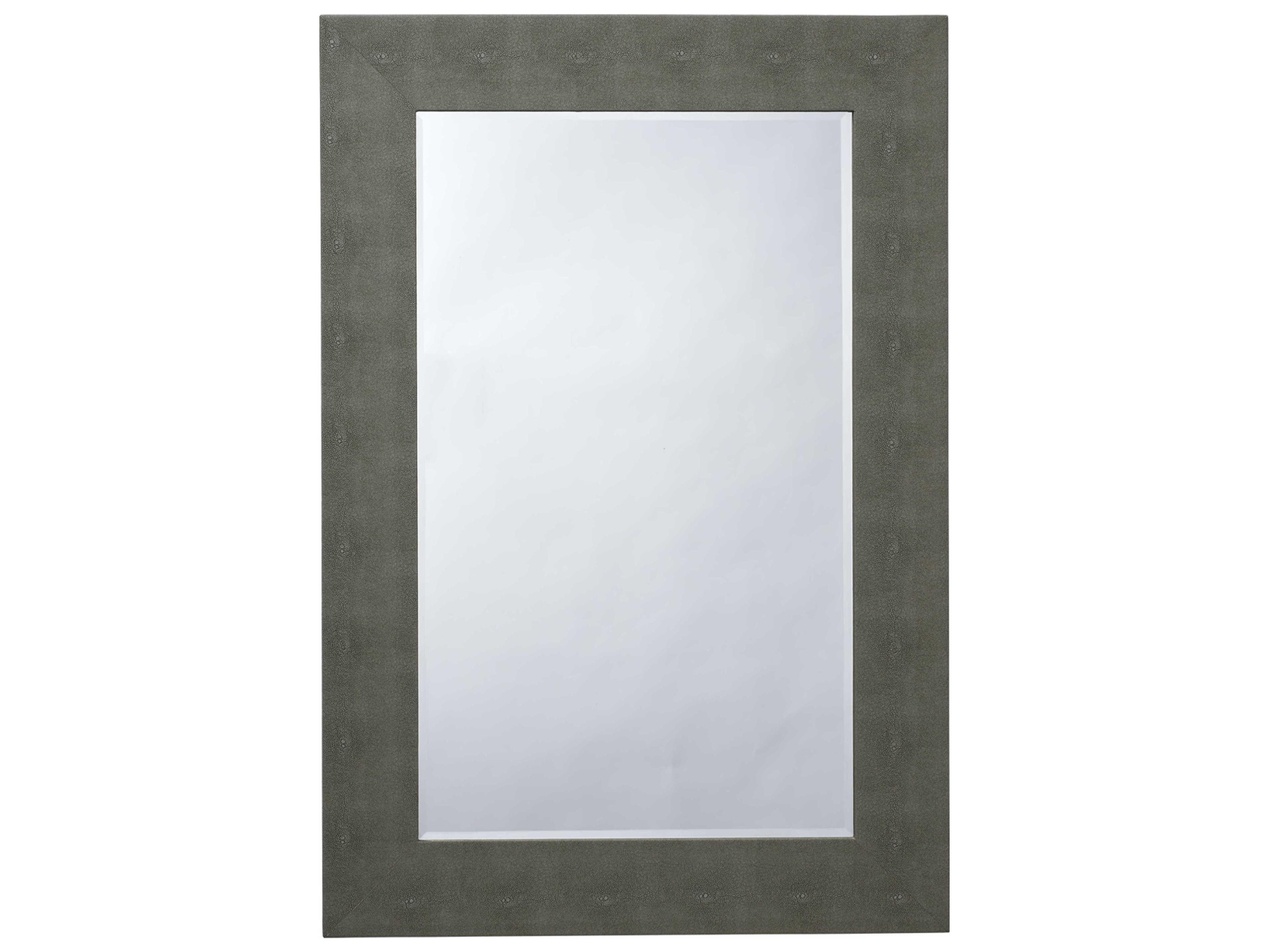 Structure Grey Rectangular Wall Mirror