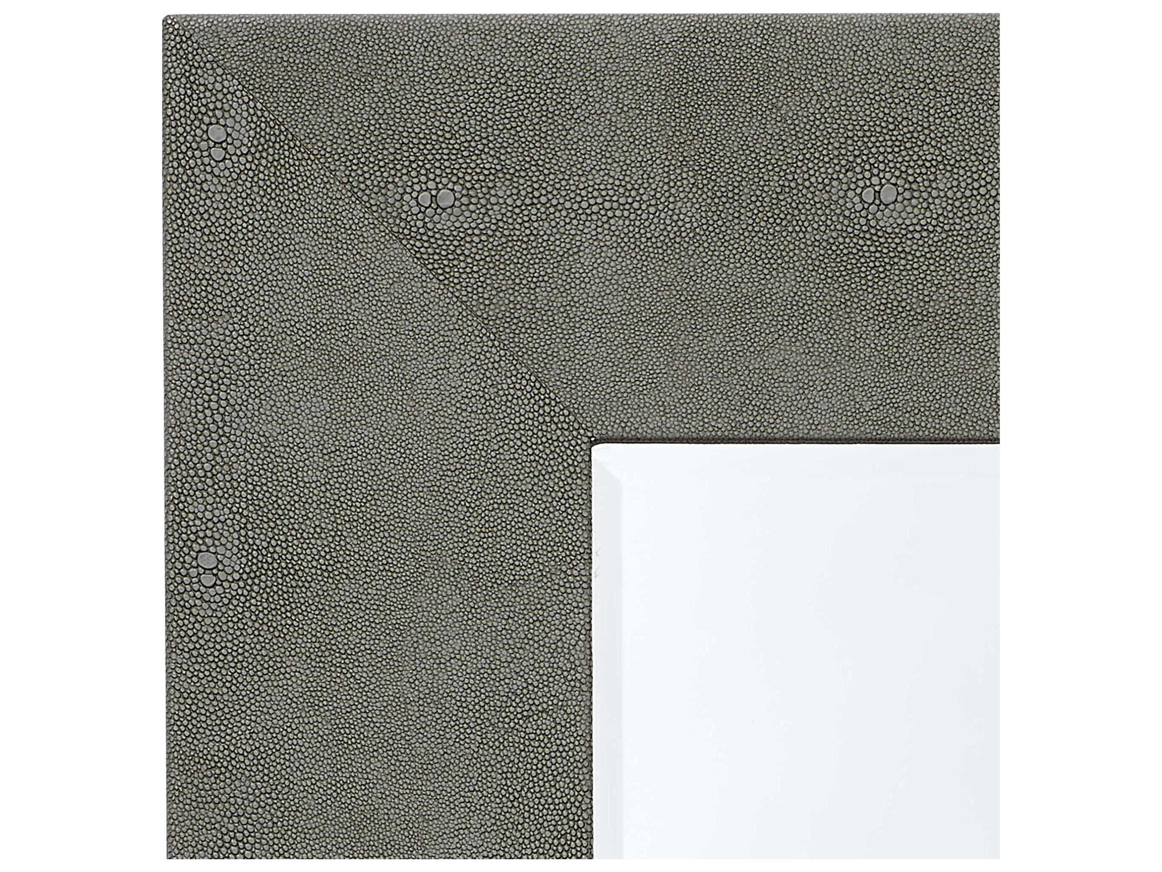 Jamie Young Structure Grey Rectangular Wall Mirror