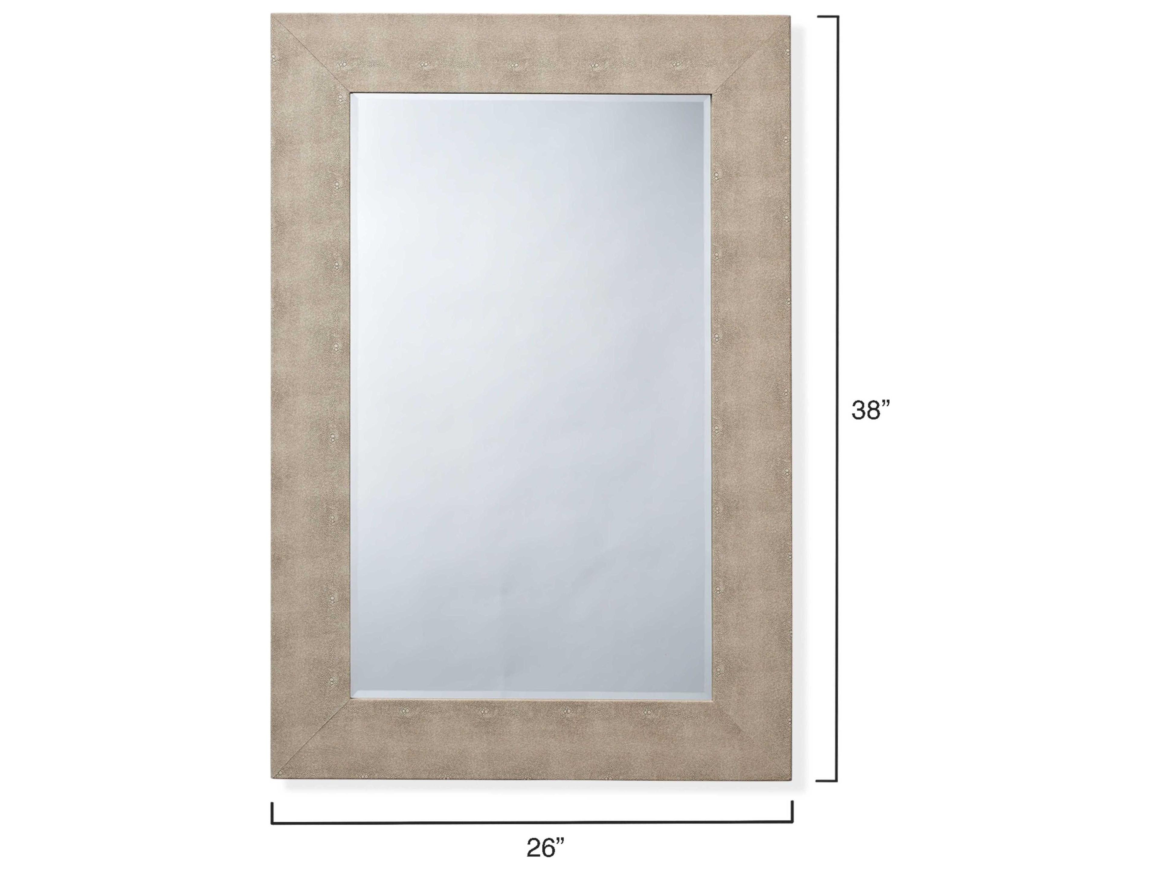 Jamie Young Structure Ivory Rectangular Wall Mirror