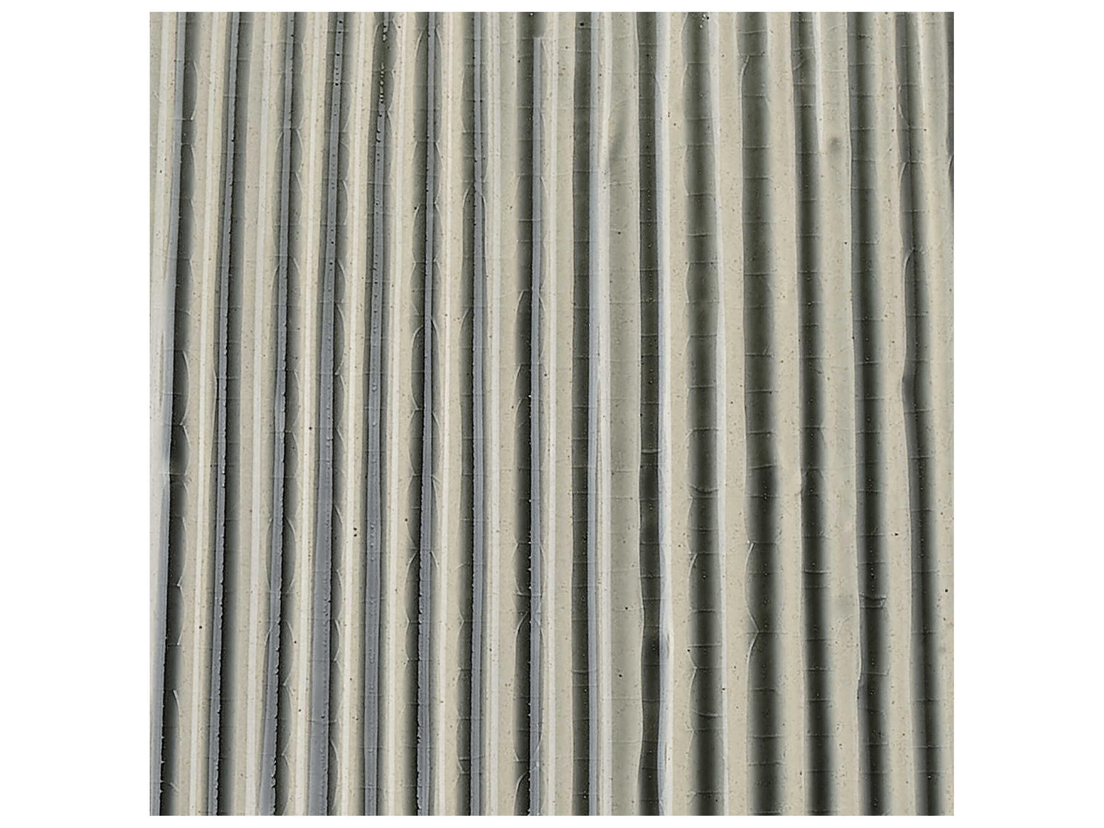 Jamie Young Brenton Grey Off White Linen Cone Rolled Edge Buffet Lamp