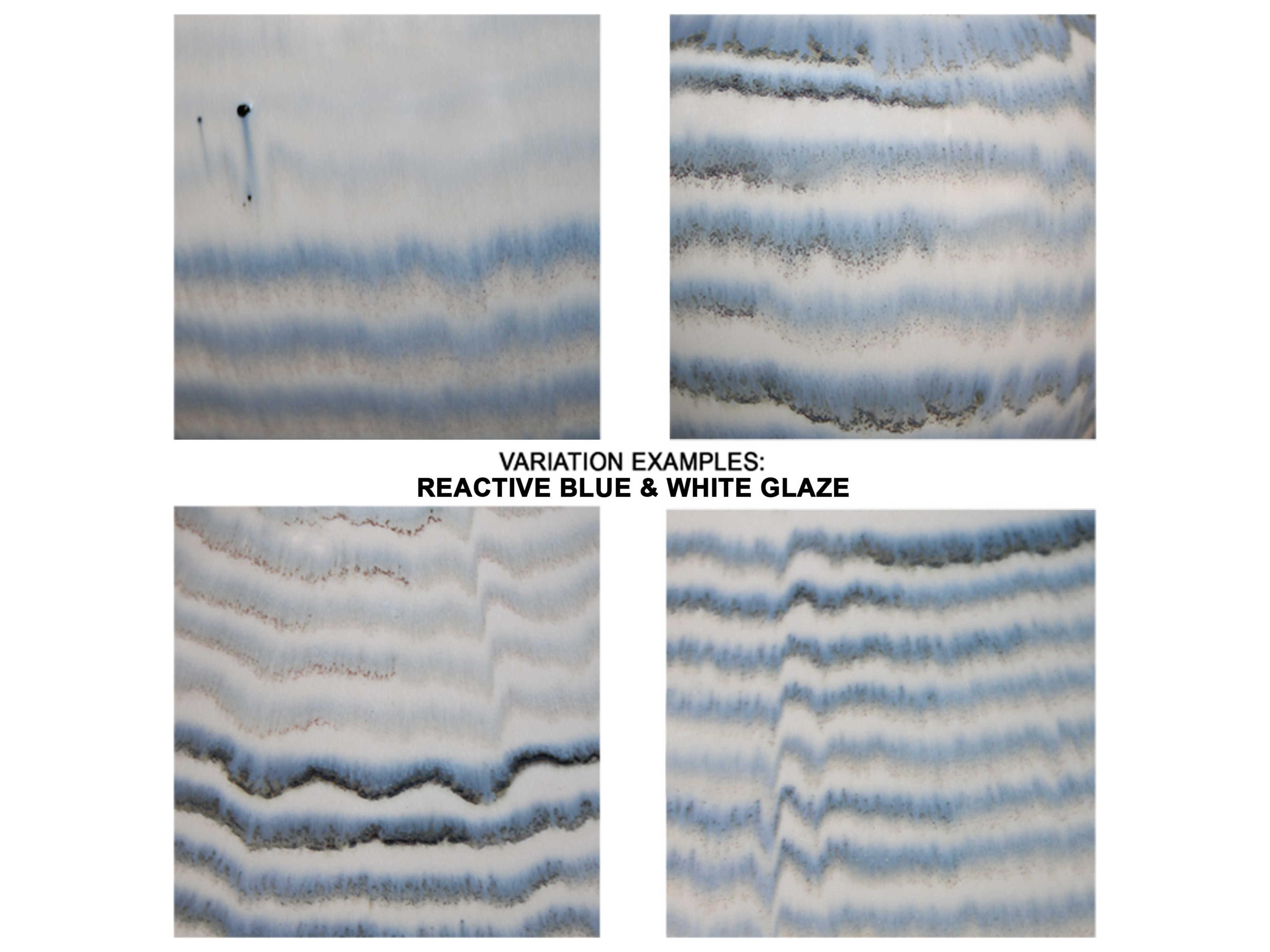 Jamie Young Droplet Striped Blue White Cream Linen Buffet Lamp