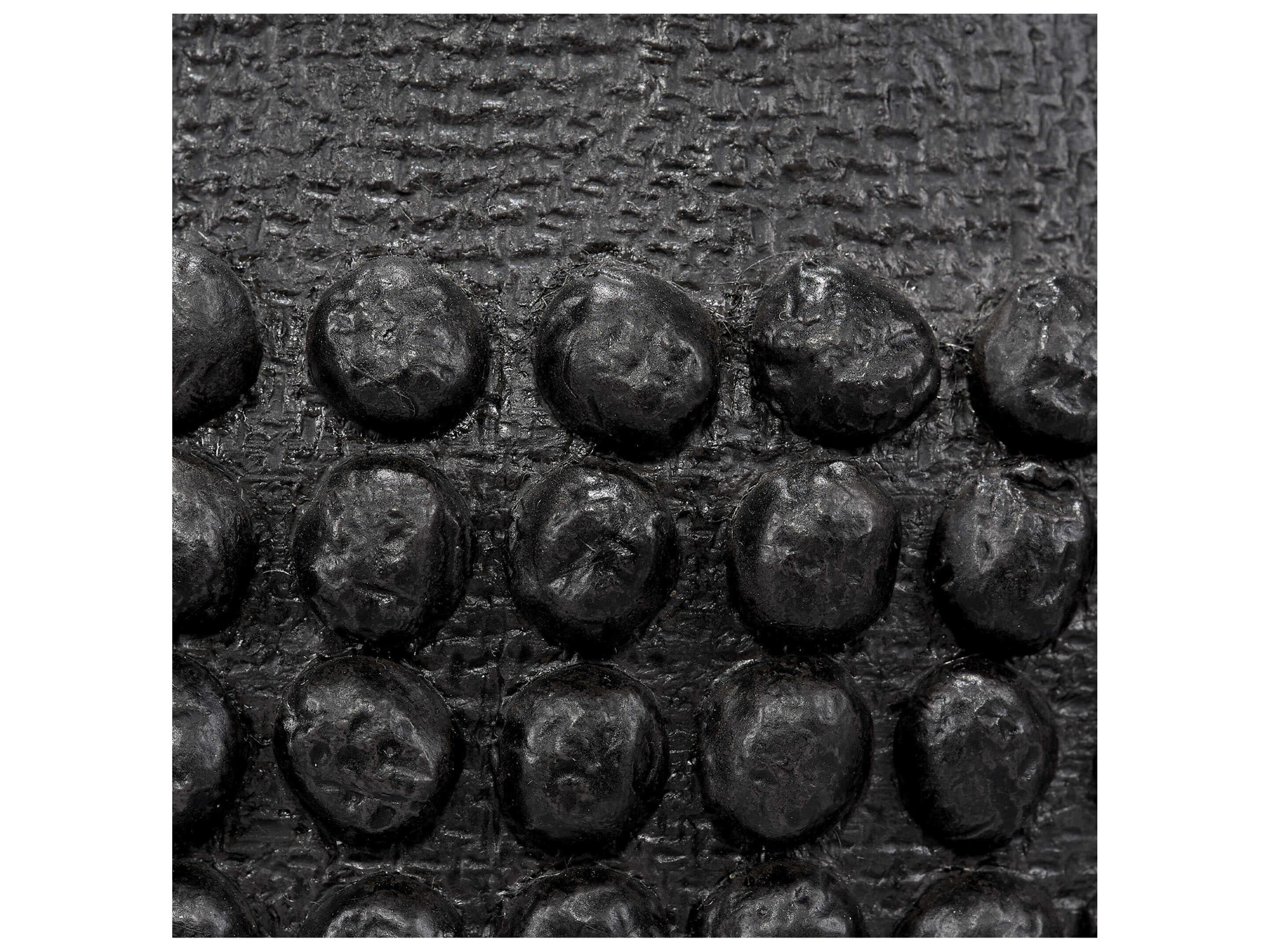 Jamie Young Rail Antique Black White Linen Buffet Lamp