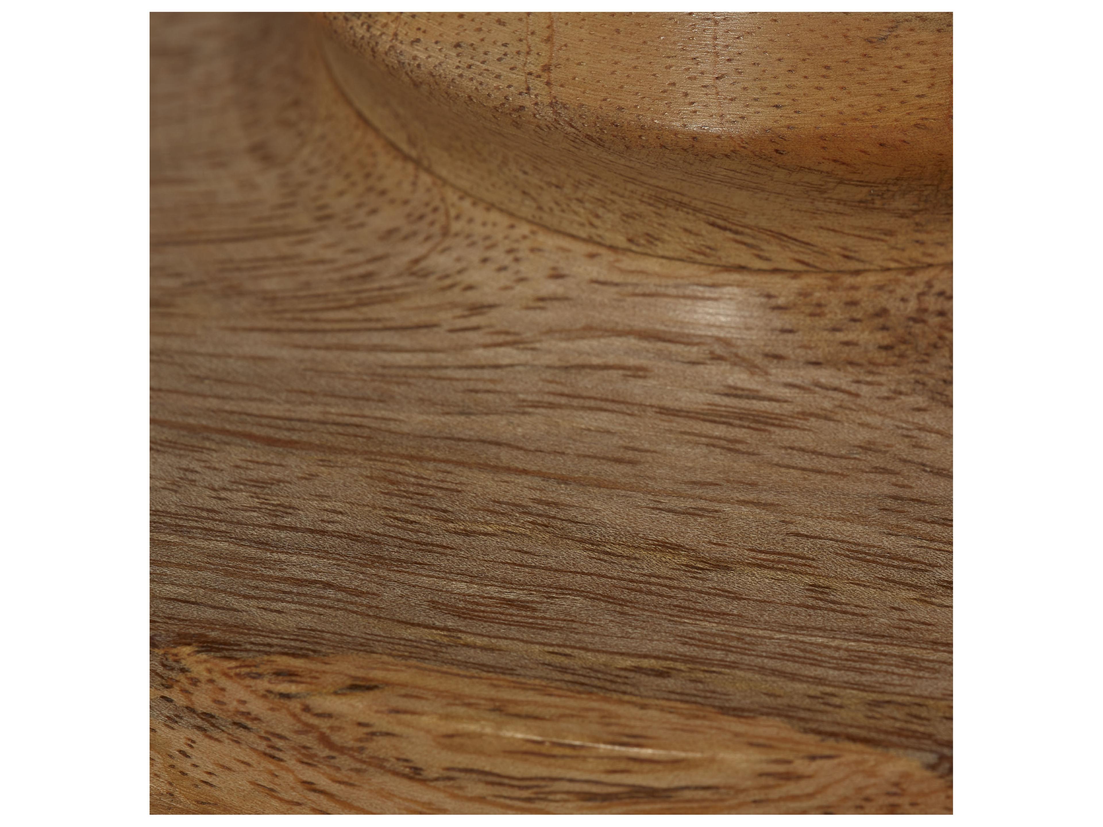 Jamie Young Revolution Natural White Linen Slub Rolled Edge Brown Buffet Lamp