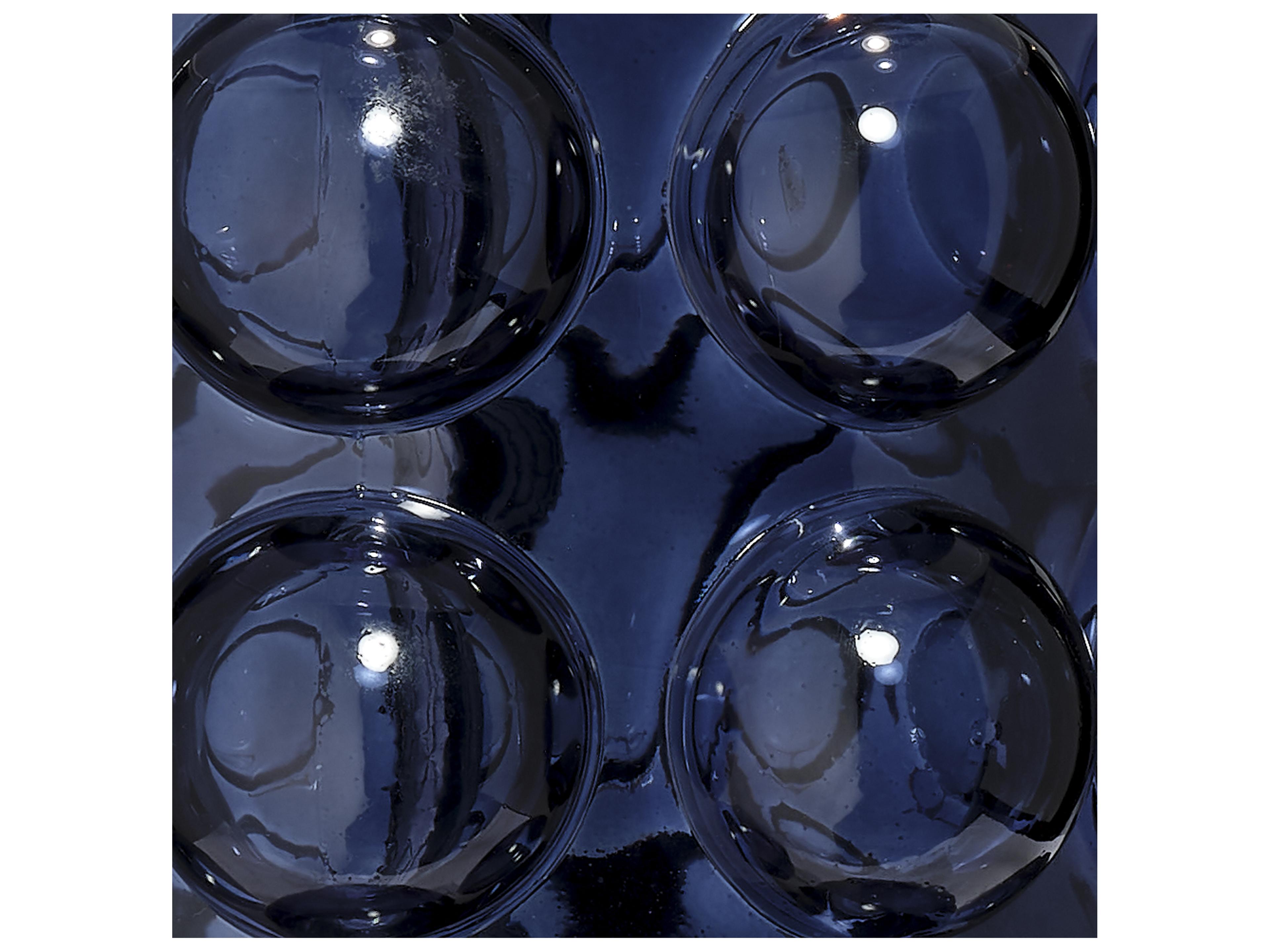 Jamie Young Seltzer Blue Off White Linen Rolled Edge Table Lamp