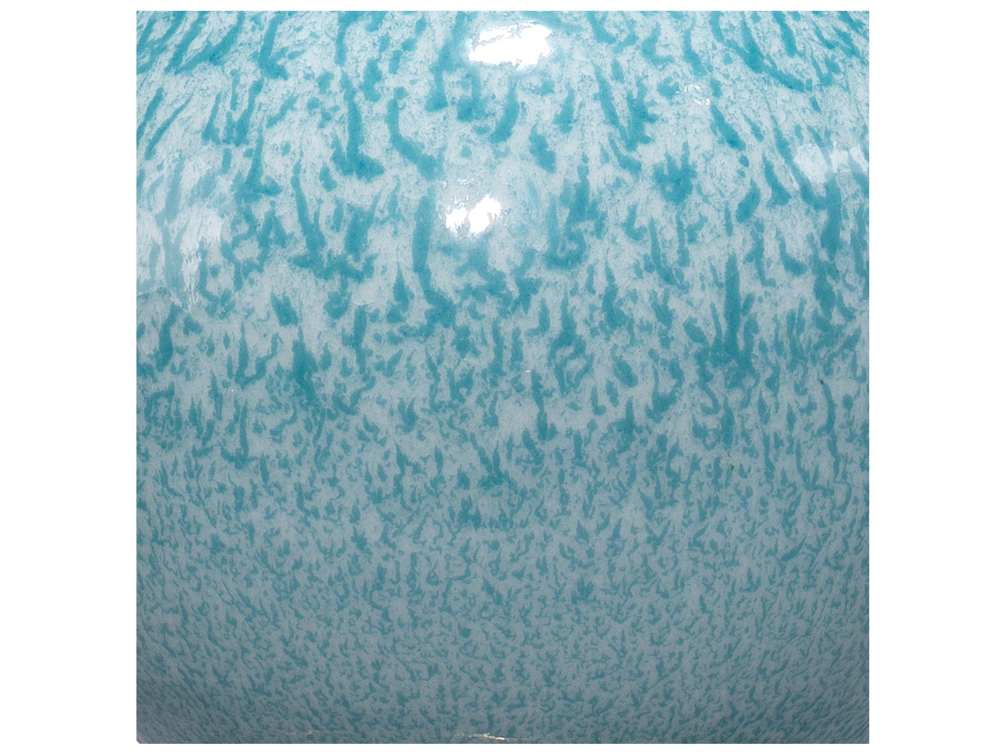 Jamie Young Whitney Blue Linen White Drum Table Lamp