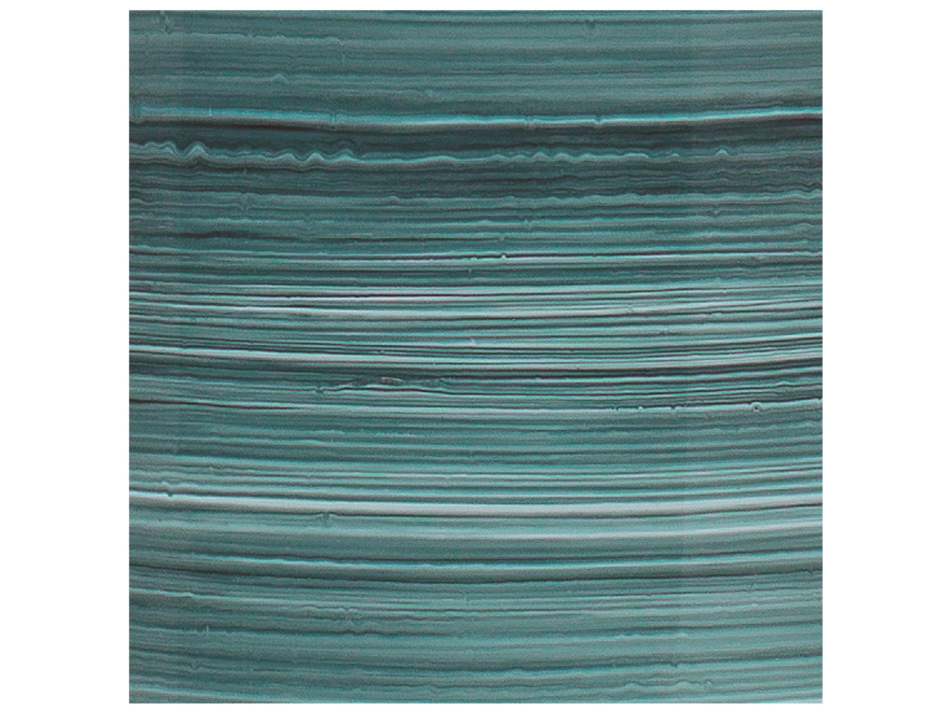 Jamie Young Casey Turquoise Off White Linen Tapered Green Buffet Lamp