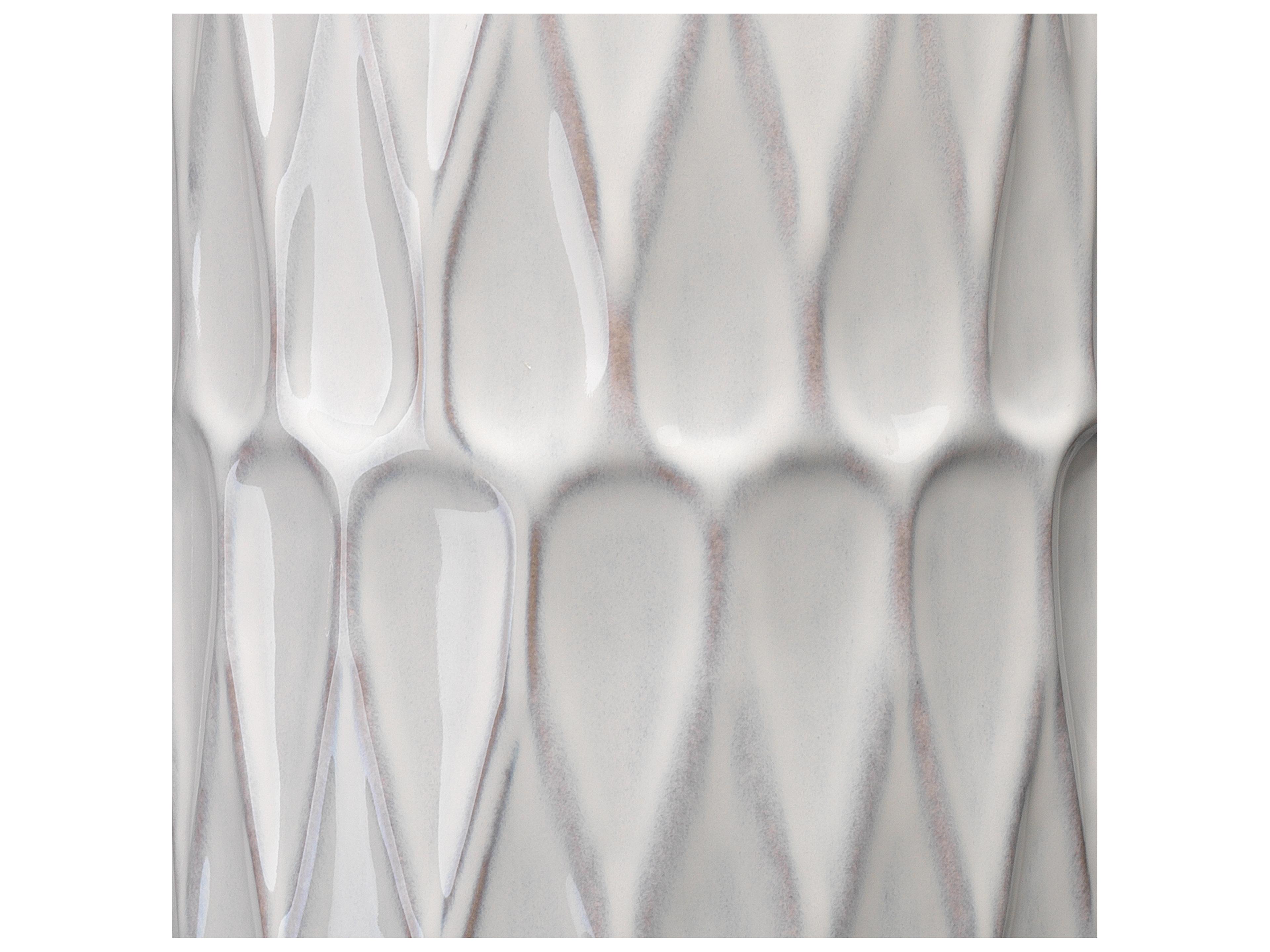 Jamie Young Dalia White Off Linen Tapered Buffet Lamp