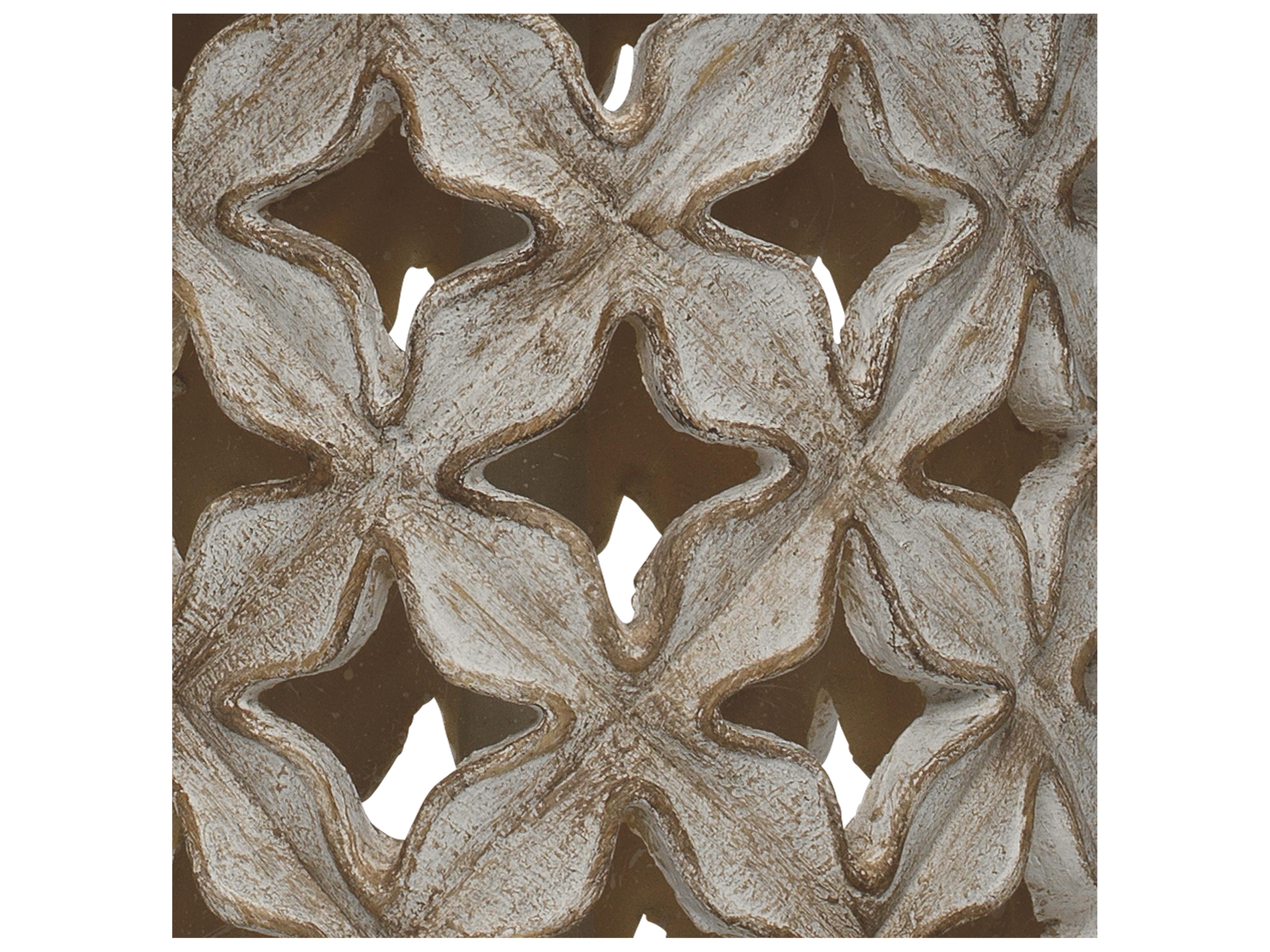 Jamie Young Flora White Wash Off Linen Tapered Buffet Lamp