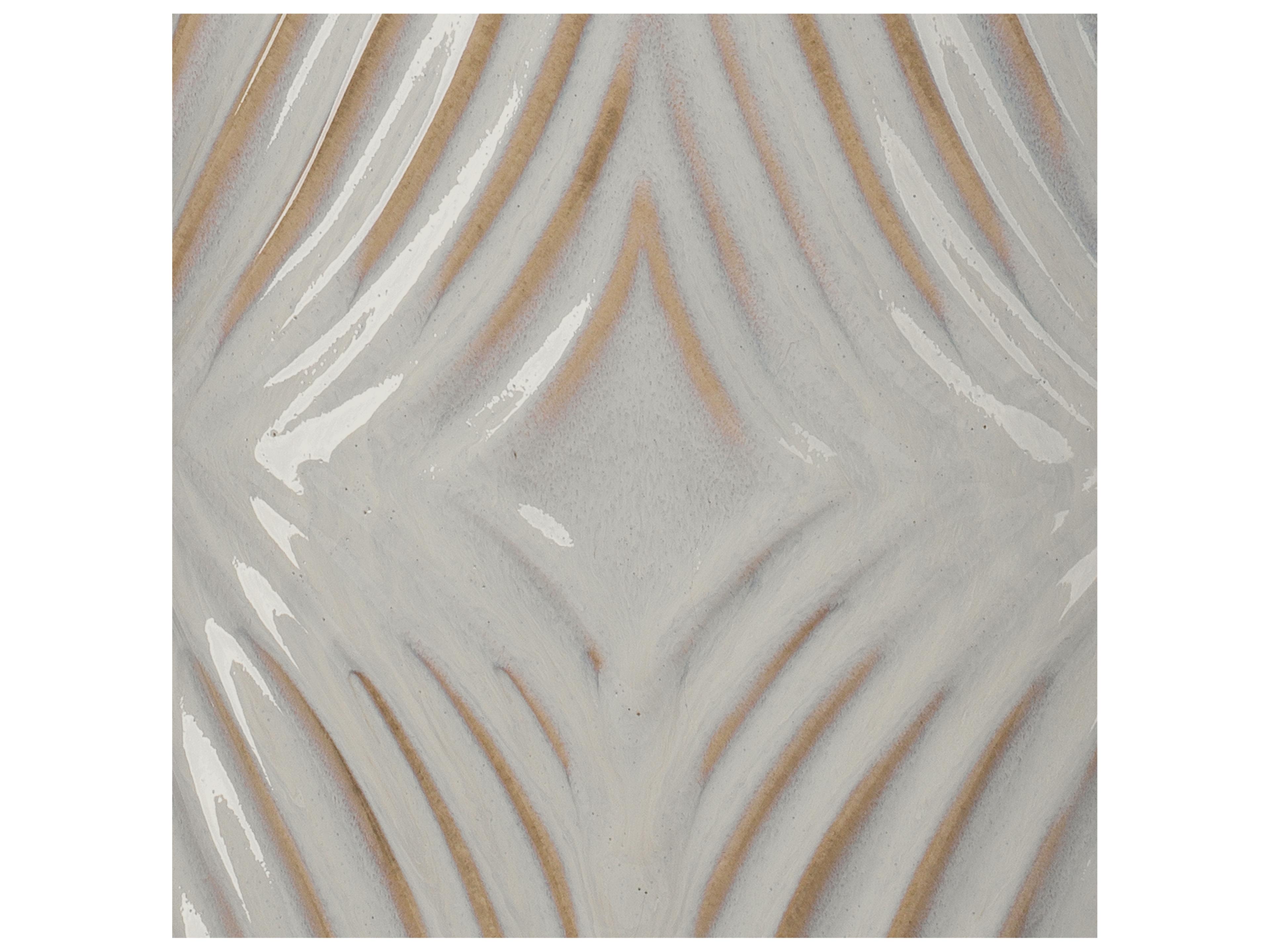 Jamie Young Harper White Linen Cream Tapered Buffet Lamp