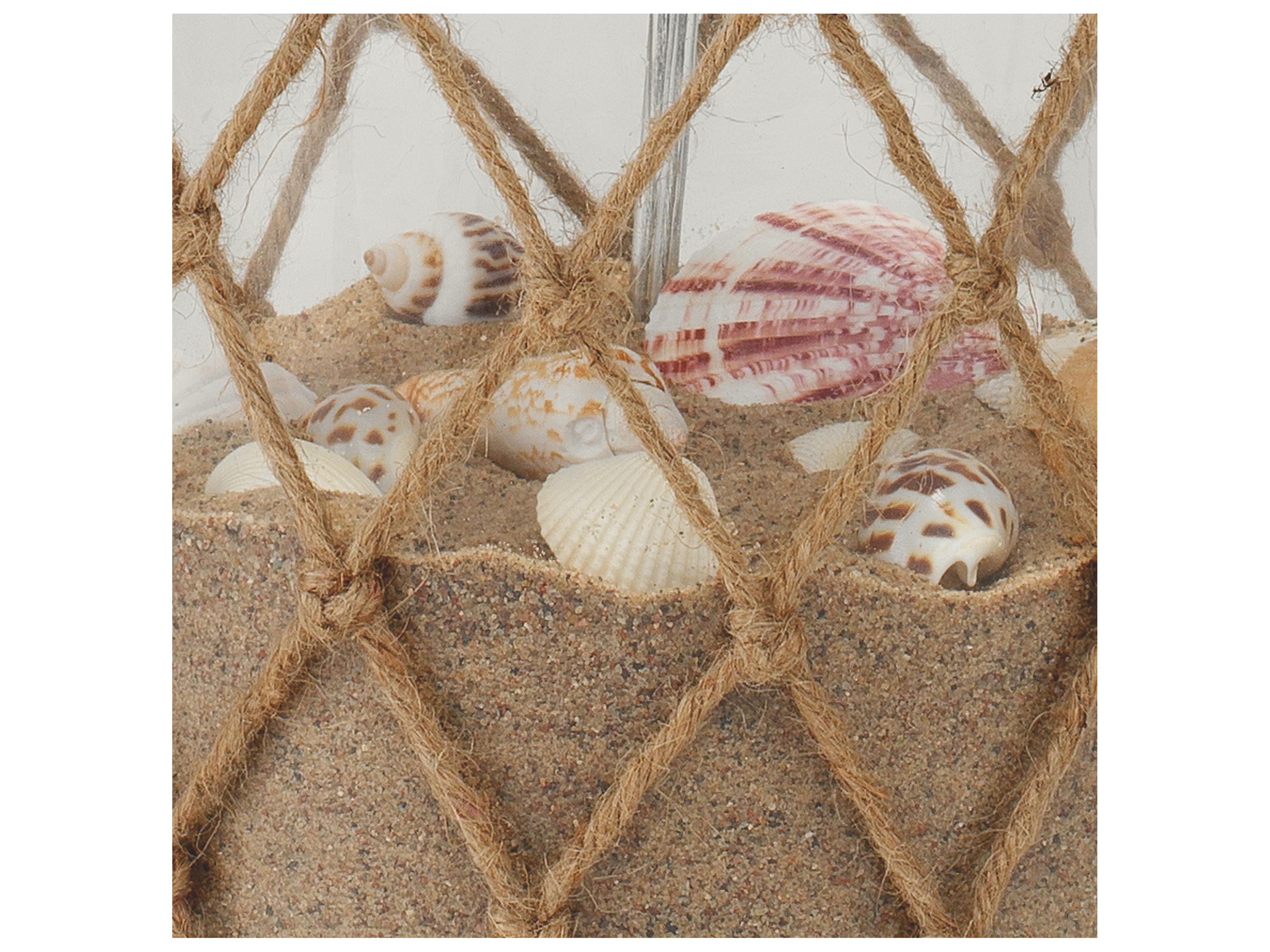 Jamie Young Hugo Clear Taupe Linen Tapered Table Lamp