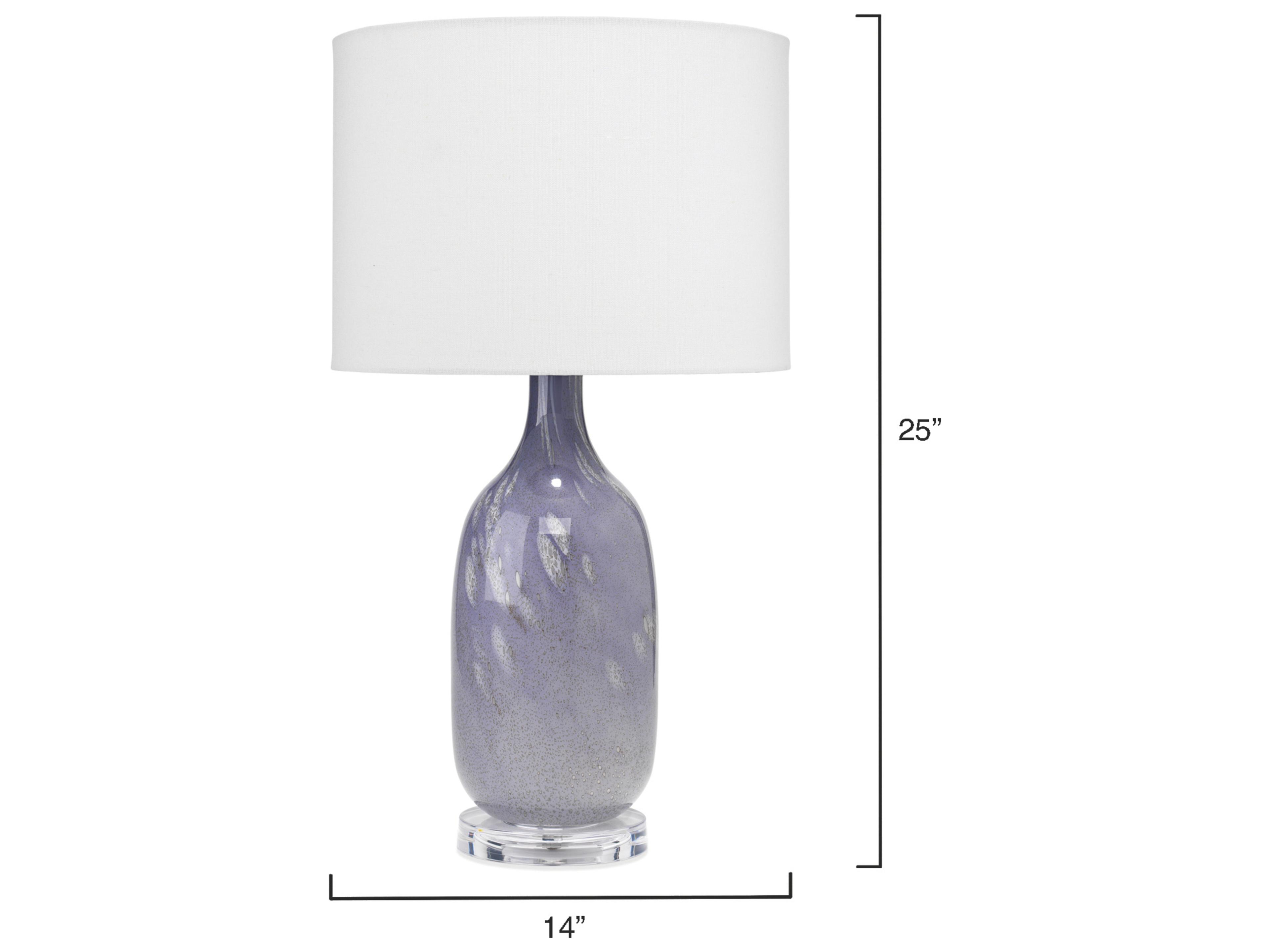 Jamie Young Maya Lavender Purple Buffet Lamp