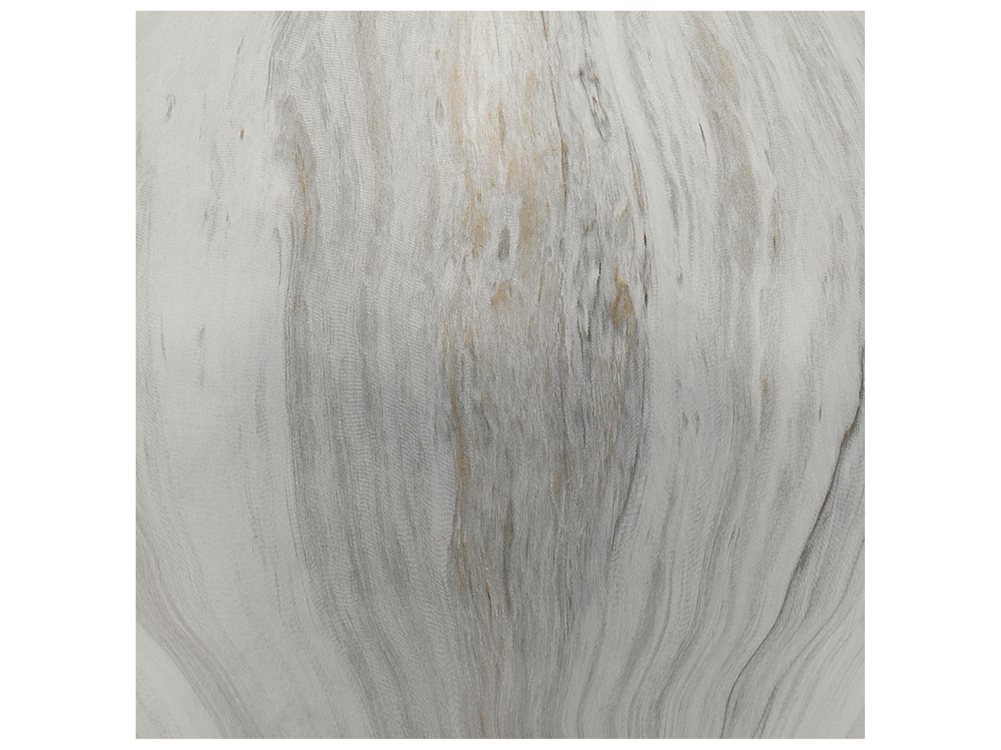 Jamie Young Mila Grey Linen White Drum Buffet Lamp