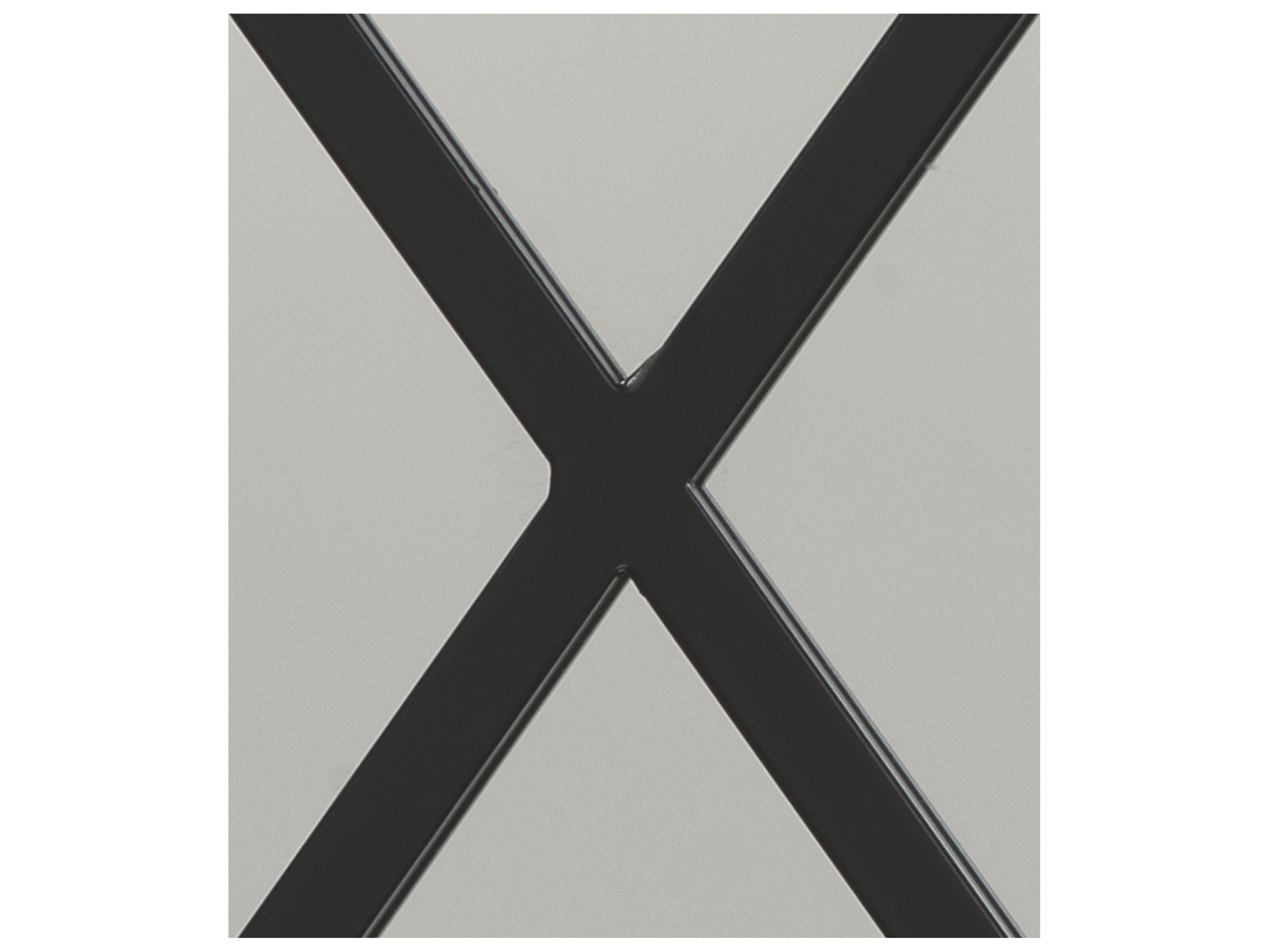 Jamie Young Xander Black Rectangular Wall Mirror