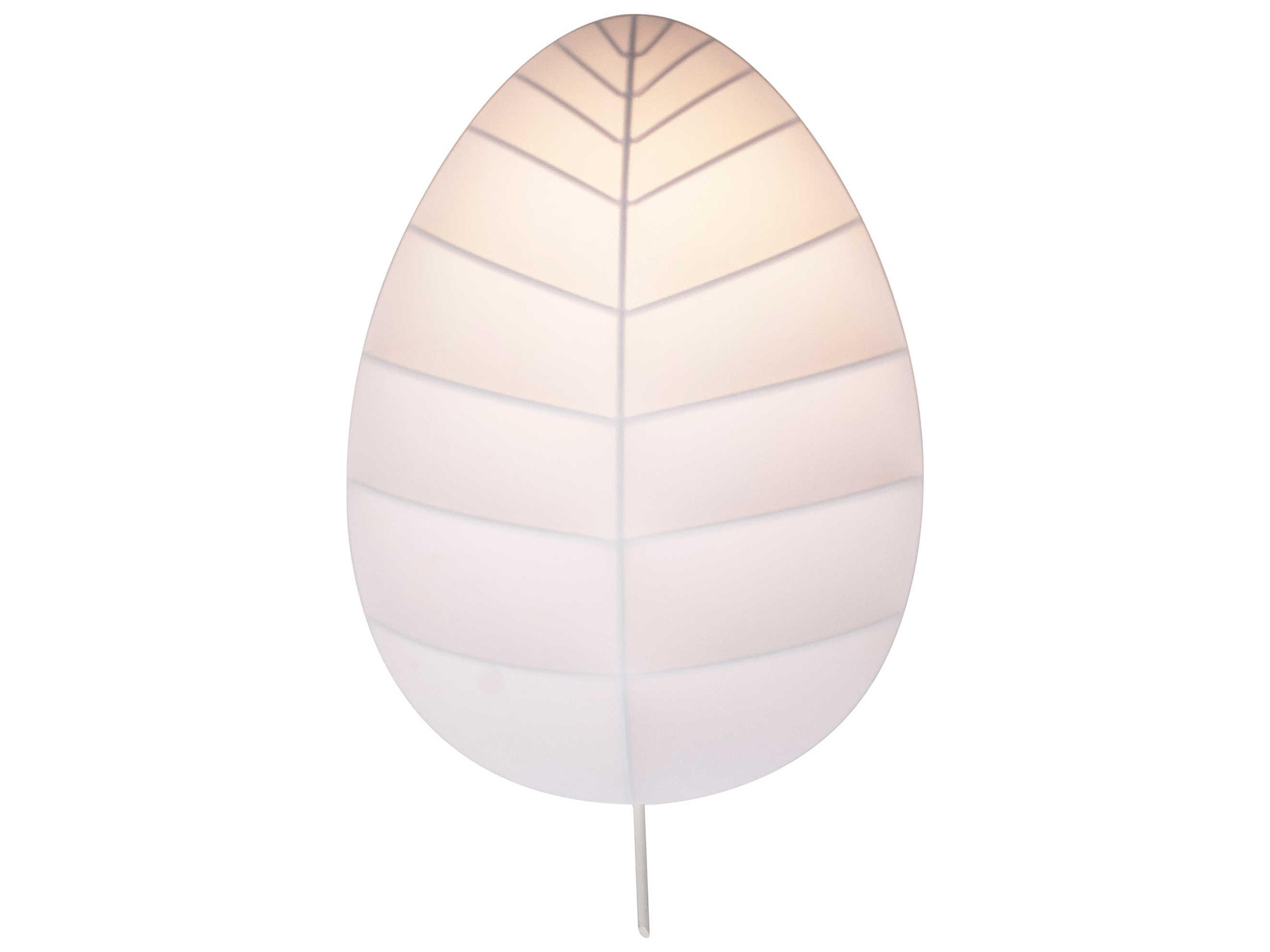 Eden 1-Light White Wall Sconce