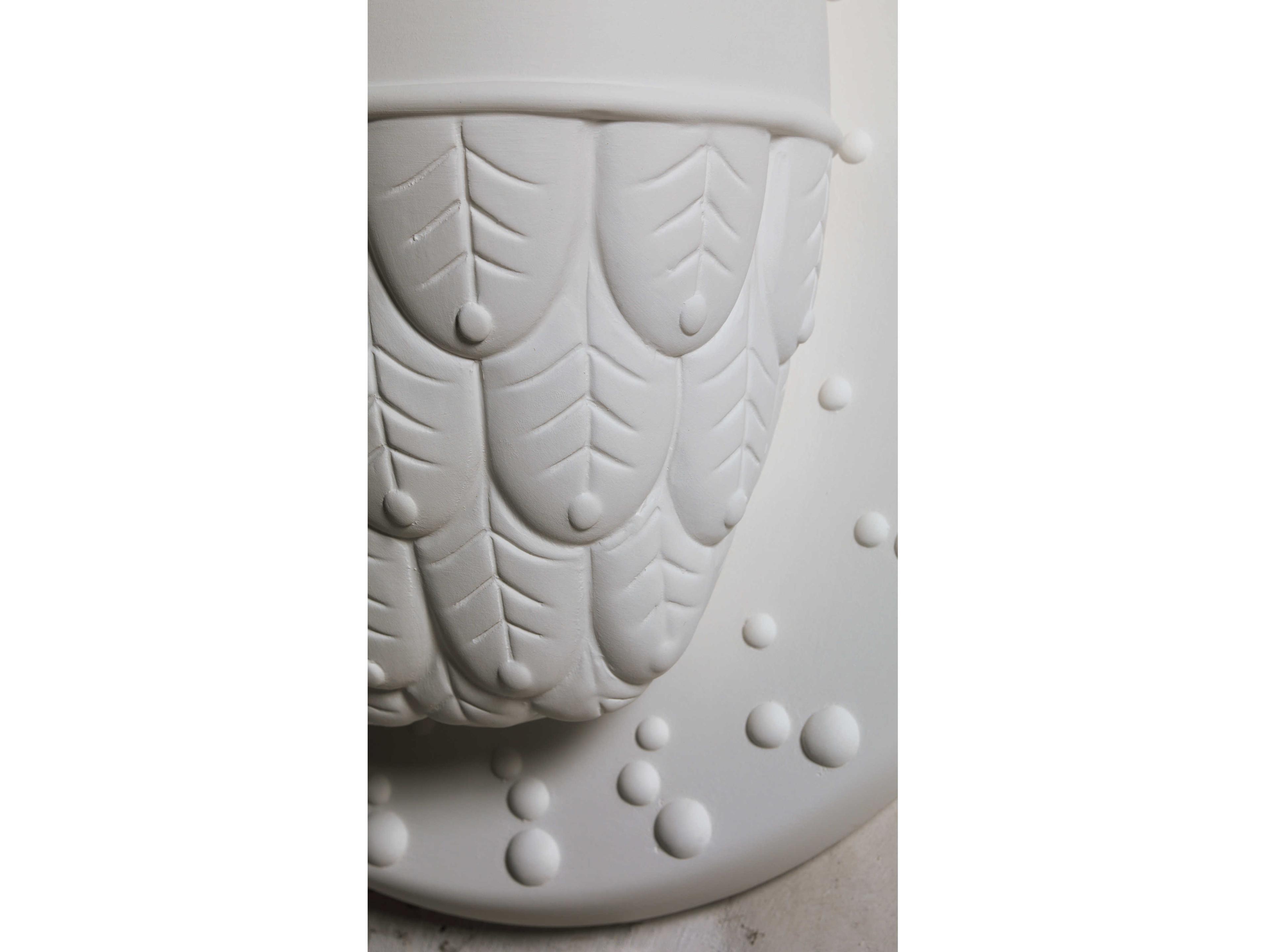 Karman Ti Vedo 2-Light Matt White LED Wall Sconce