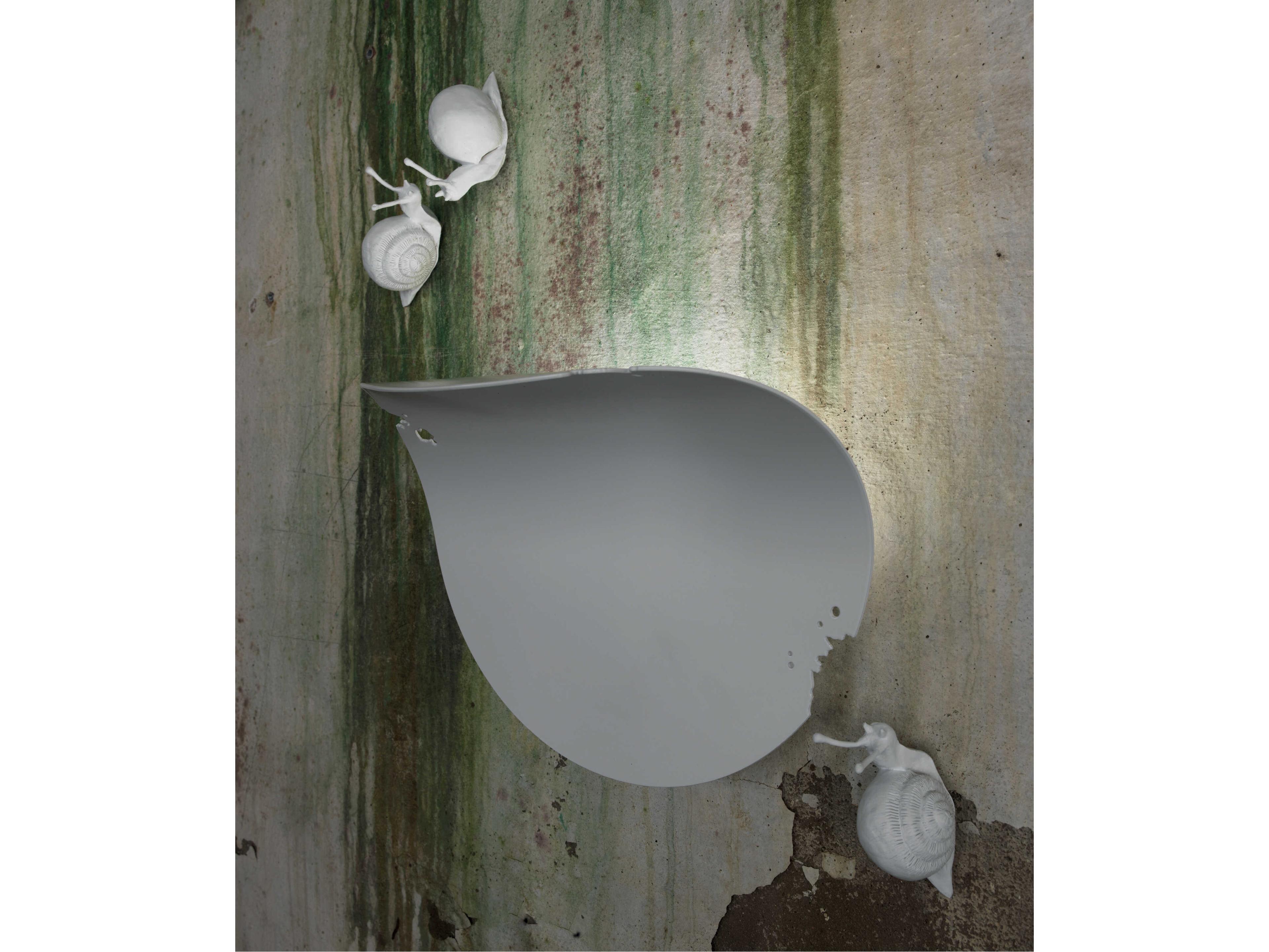 Karman Va Lentina White LED Wall Sconce