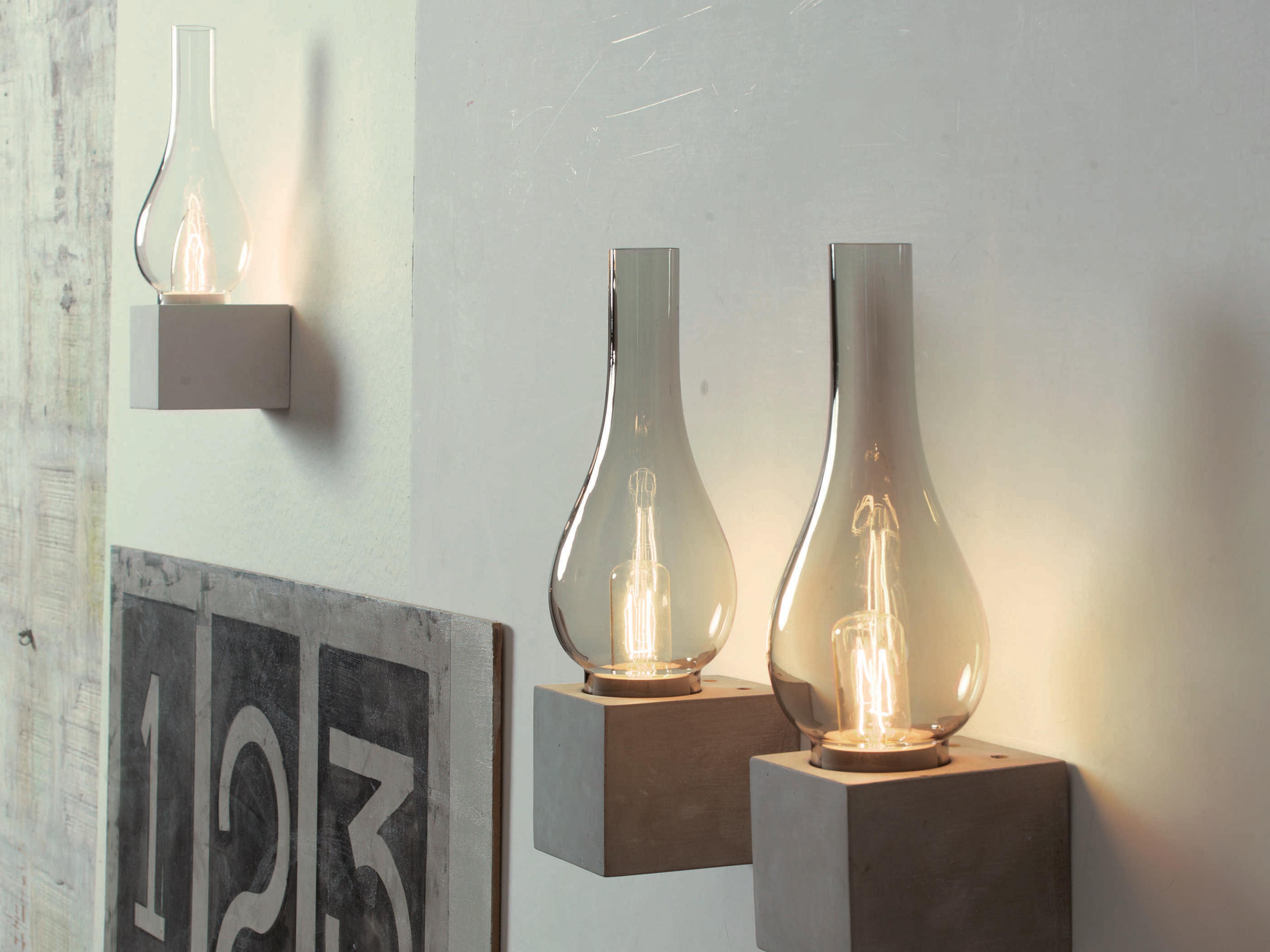 Karman Amarcord 1-Light White Glass LED Wall Sconce