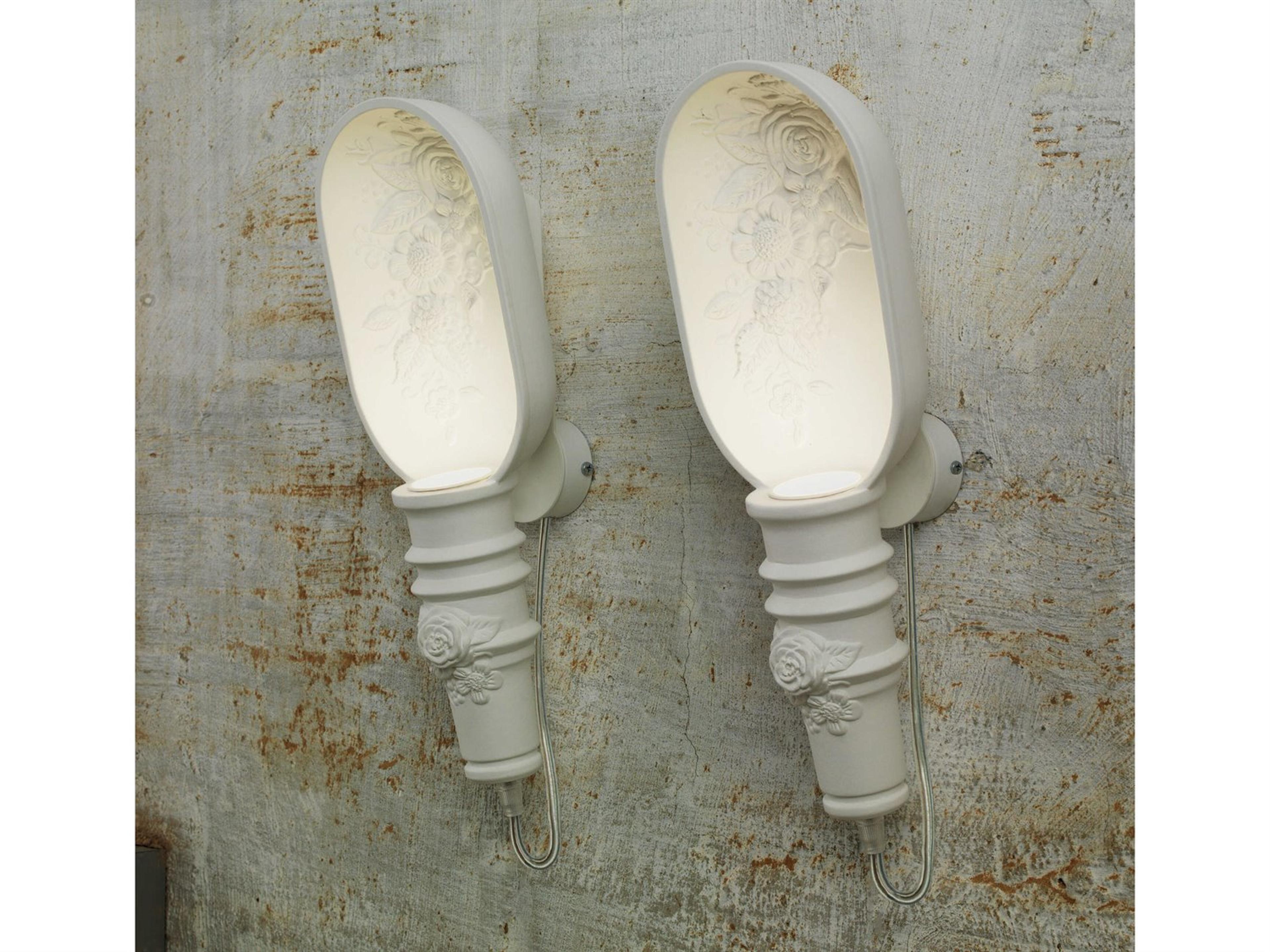 Karman Work In Progress 1-Light White Wall Sconce