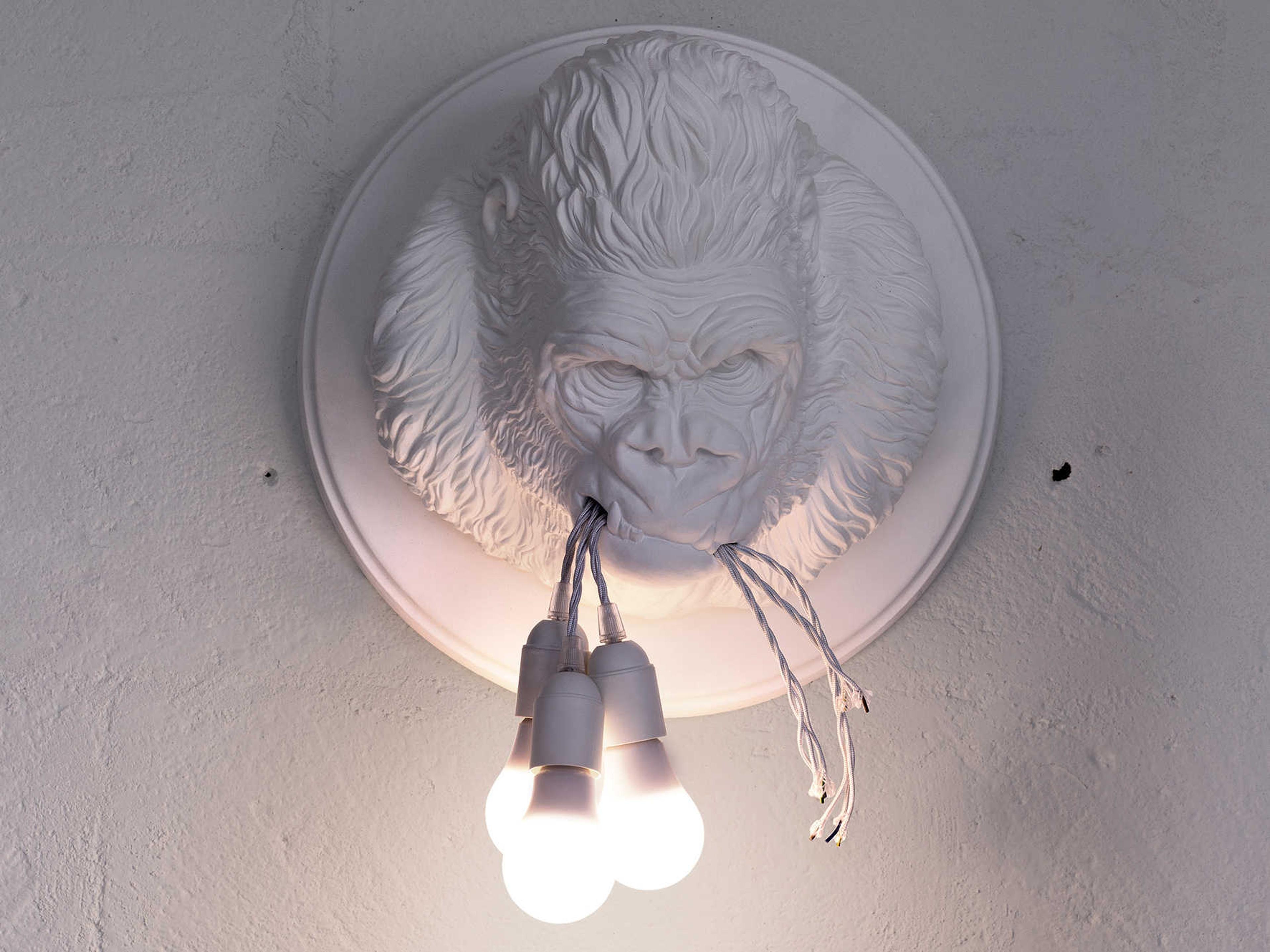 Karman Ugo Rilla 3-Light Matt White LED Wall Sconce