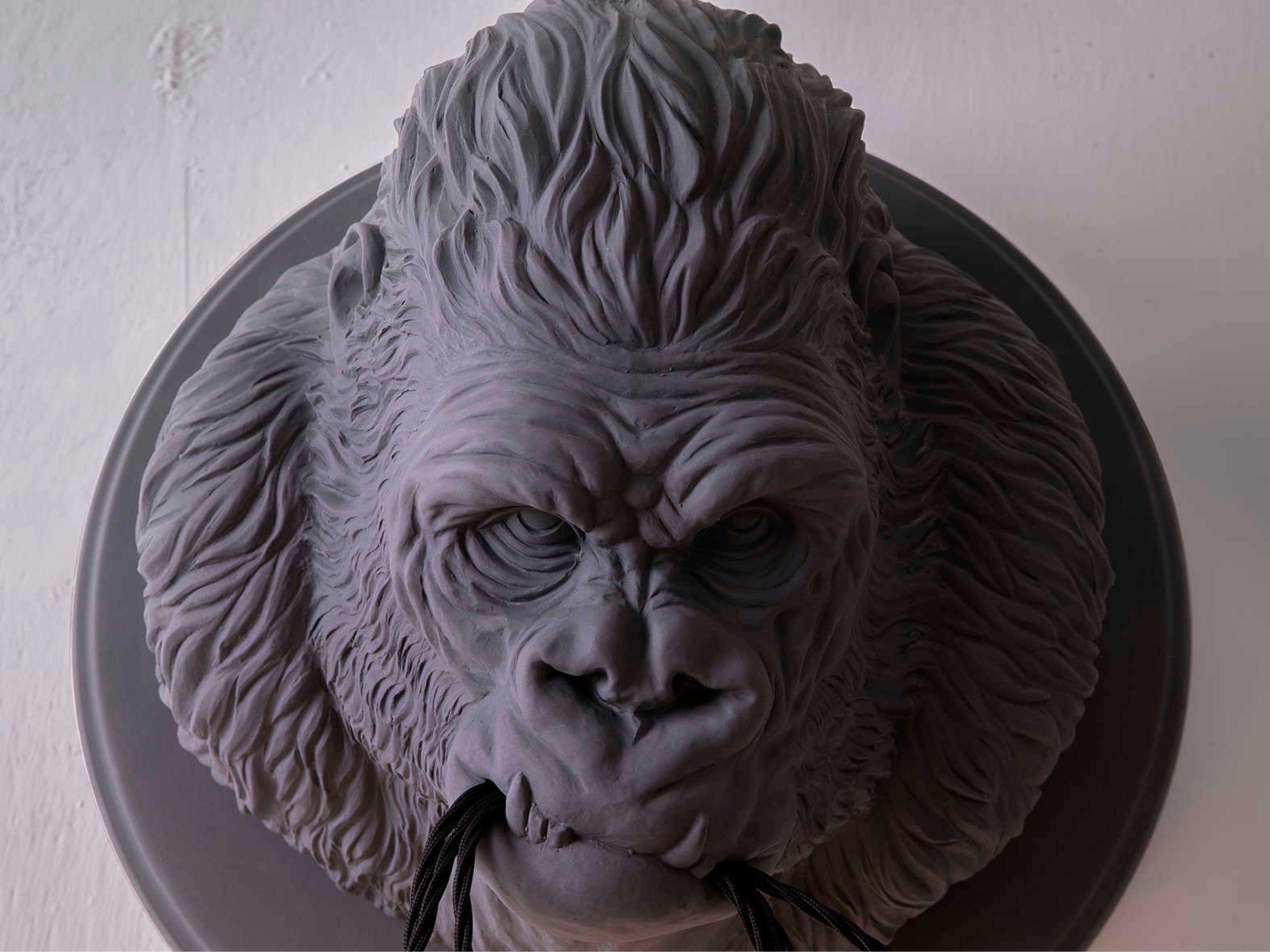 Karman Ugo Rilla 3-Light Matt Grey LED Wall Sconce