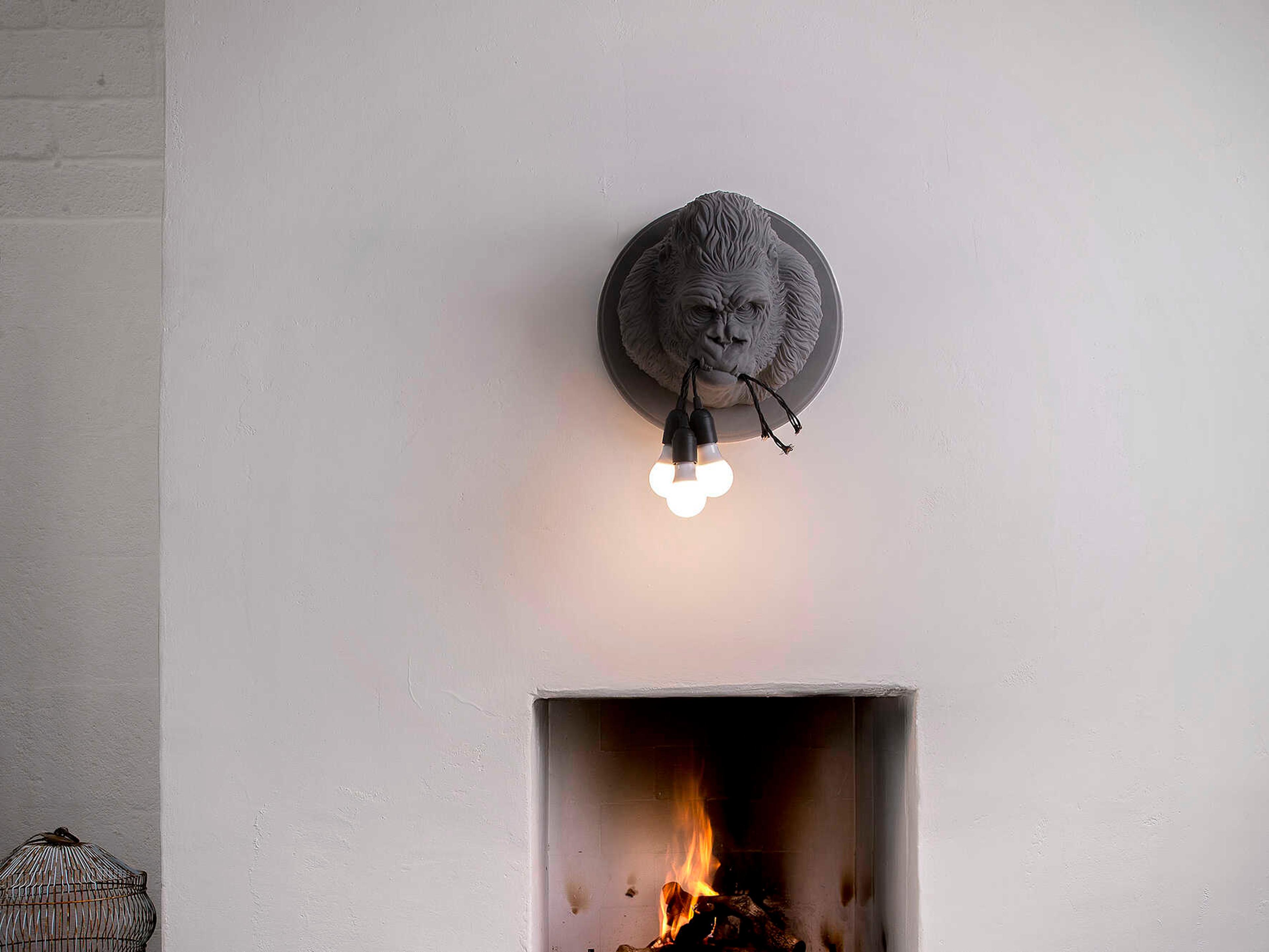 Karman Ugo Rilla 3-Light Matt Grey LED Wall Sconce