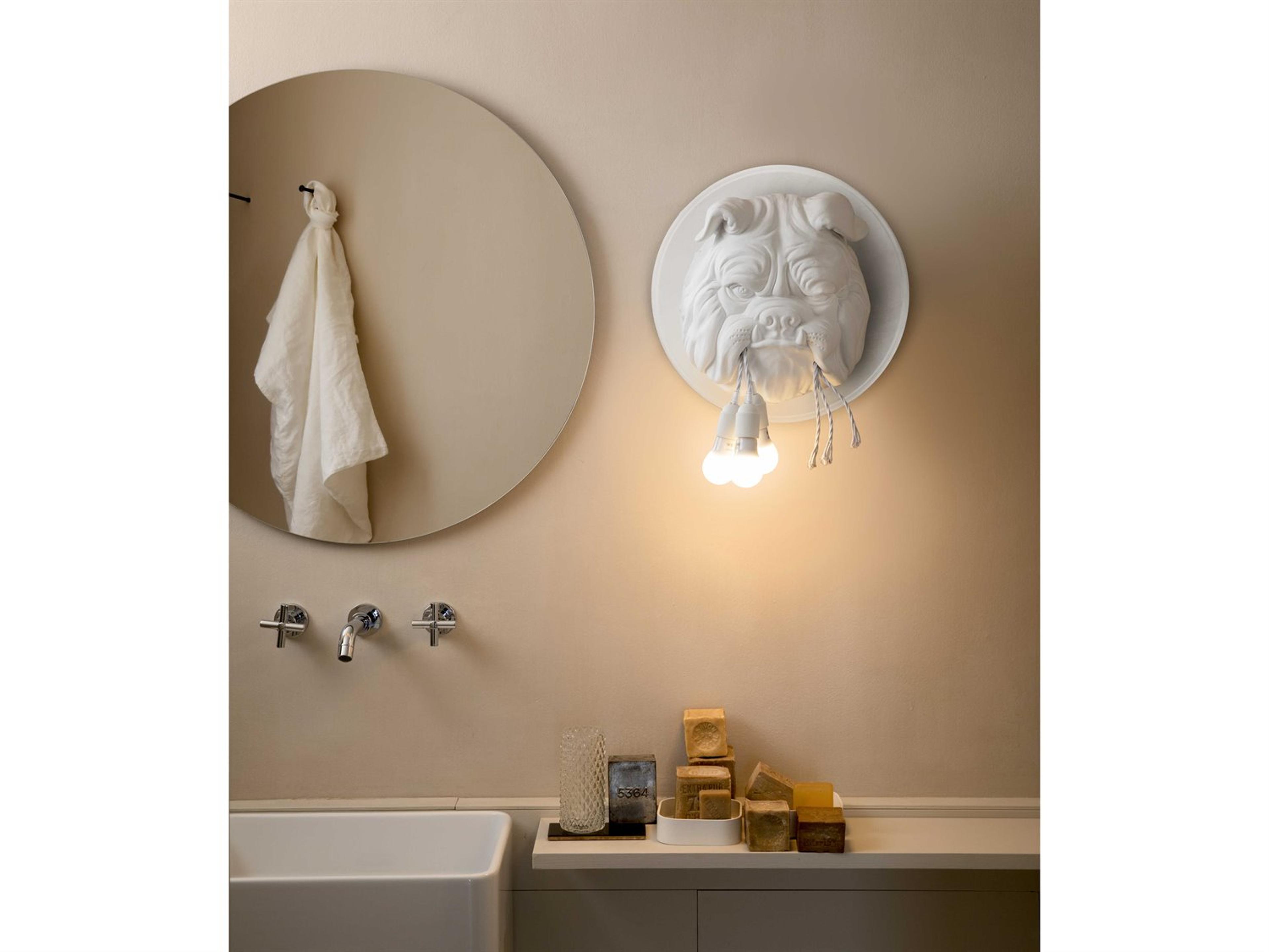 Karman Amsterdam 3-Light Matt White Wall Sconce