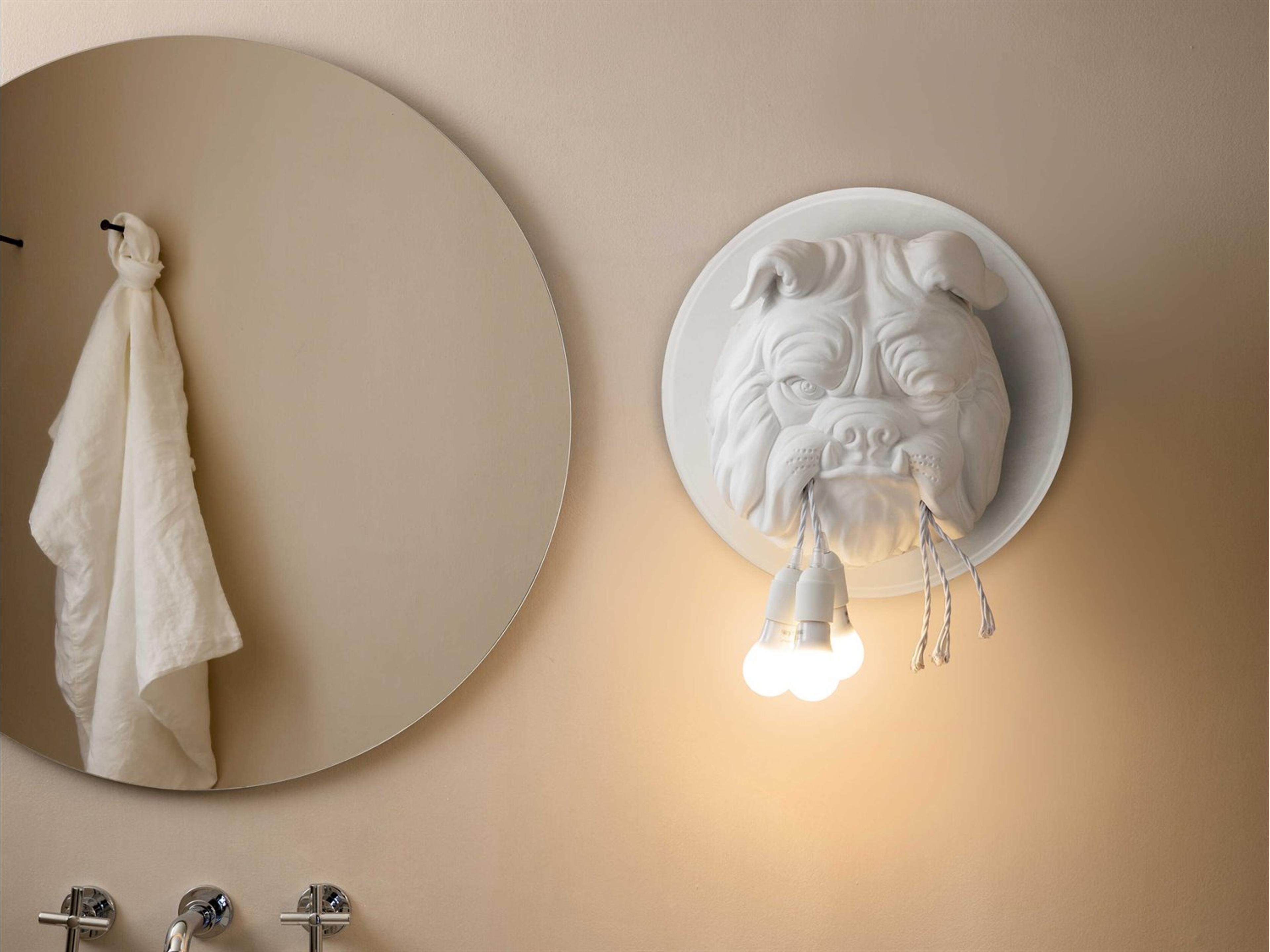 Karman Amsterdam 3-Light Matt White Wall Sconce