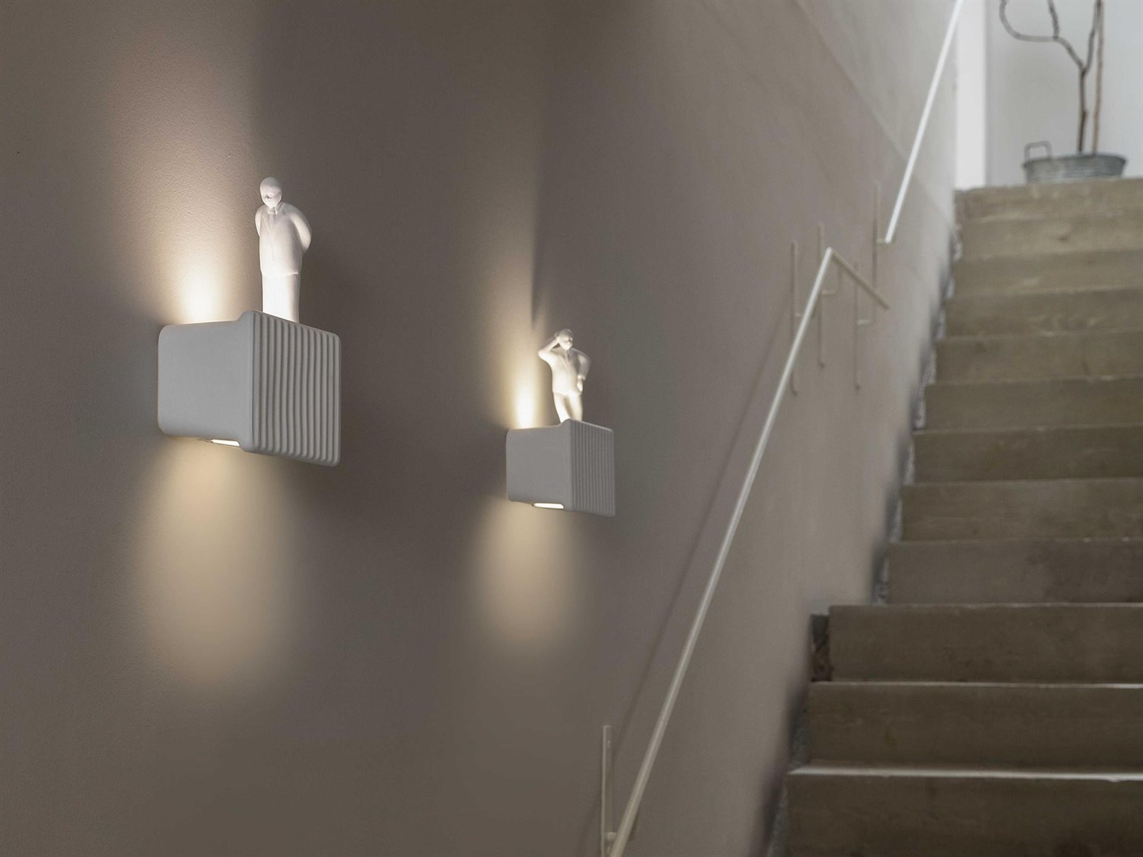 Karman Umarell Matt White Wall Sconce