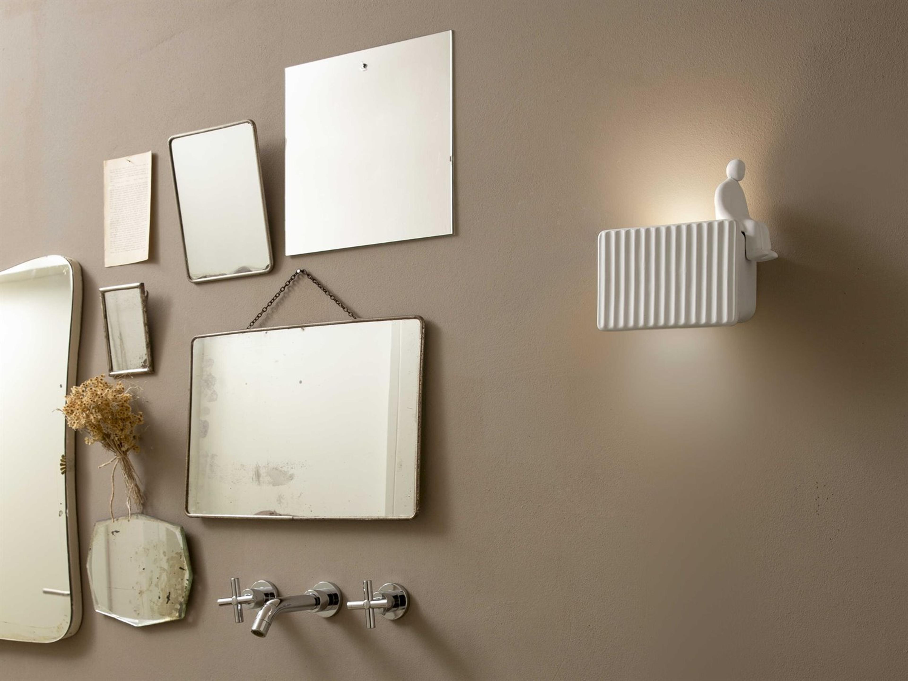 Karman Umarell Matt White Wall Sconce