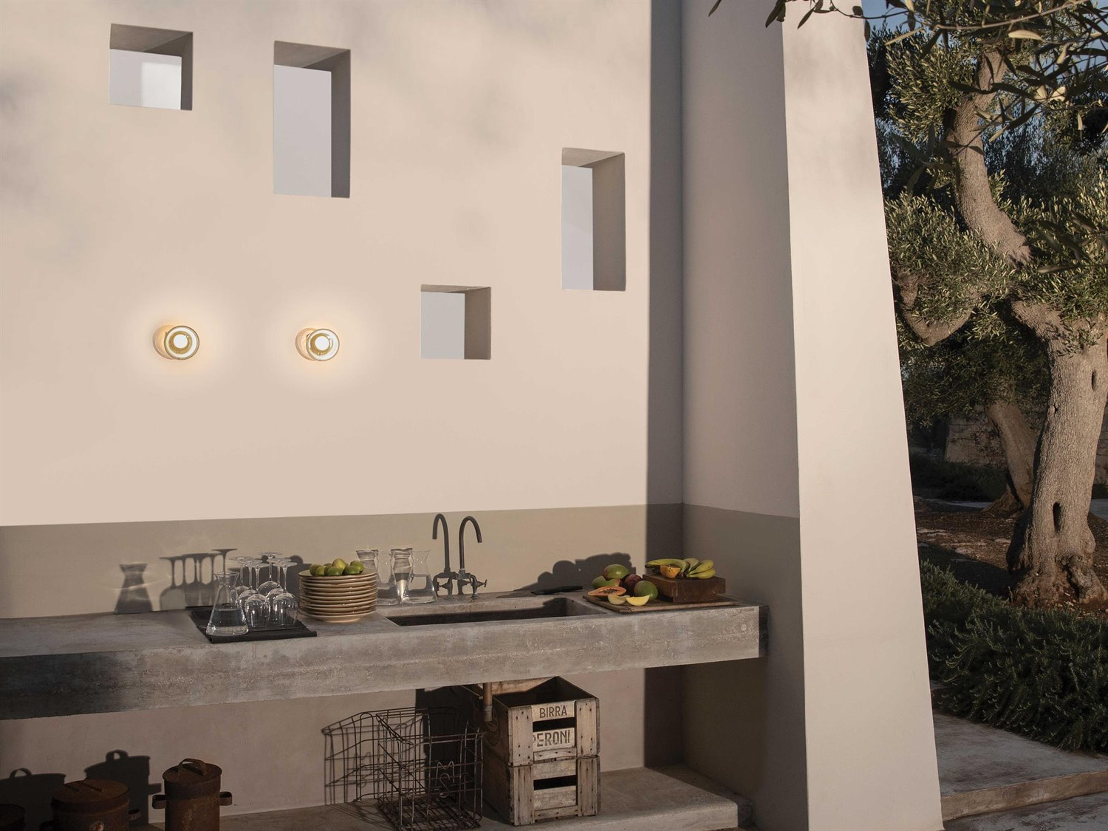 Karman Agua Transparent Clear Wall Sconce