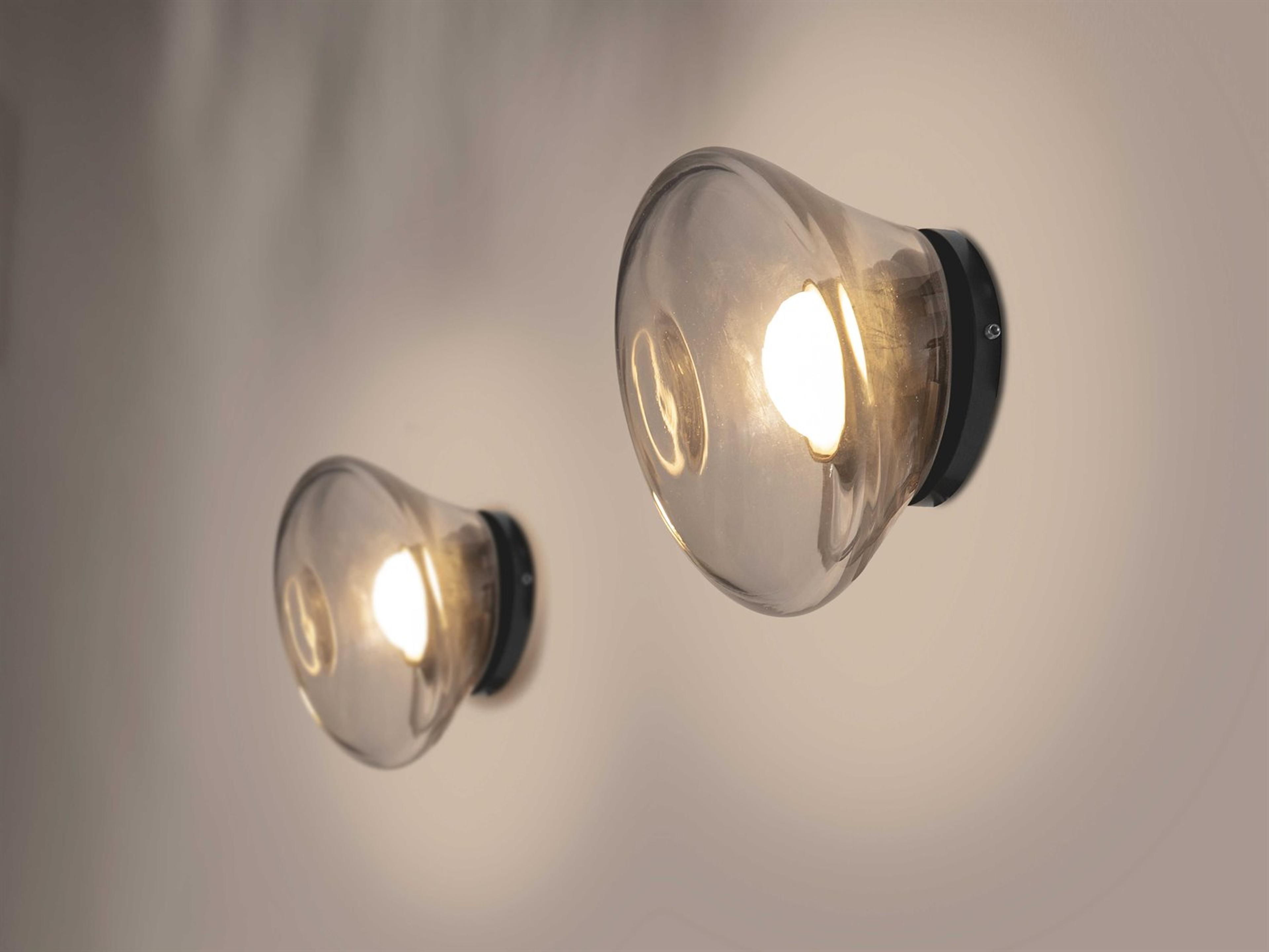 Karman Agua Transparent Clear Wall Sconce